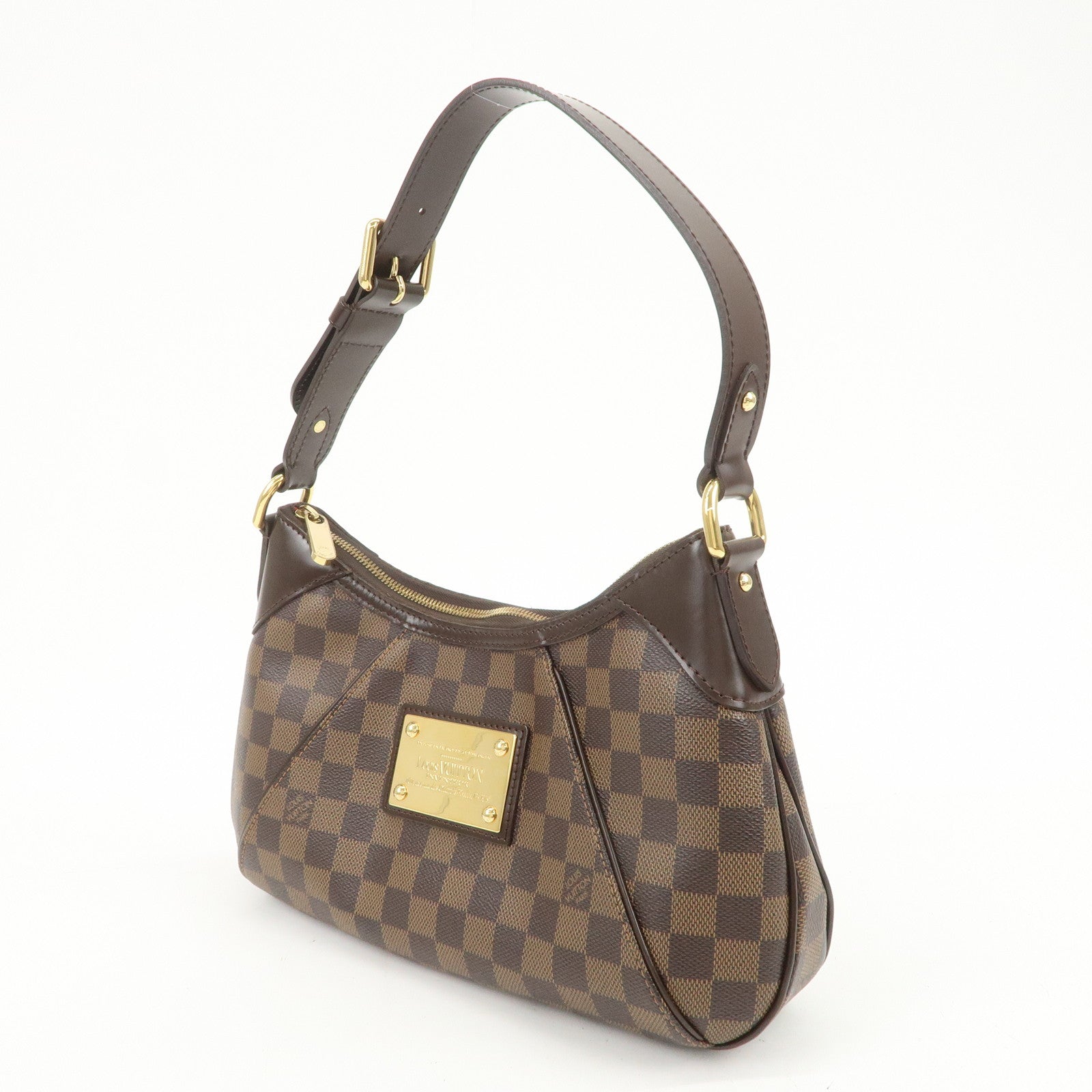 Louis Vuitton Damier Ebene Thames PM Shoulder Bag Hand Bag N48180