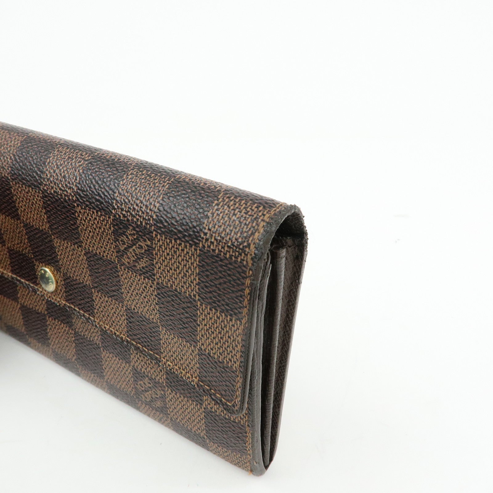 Louis Vuitton Damier Portefeuille Sarah Long Wallet Brown N61734