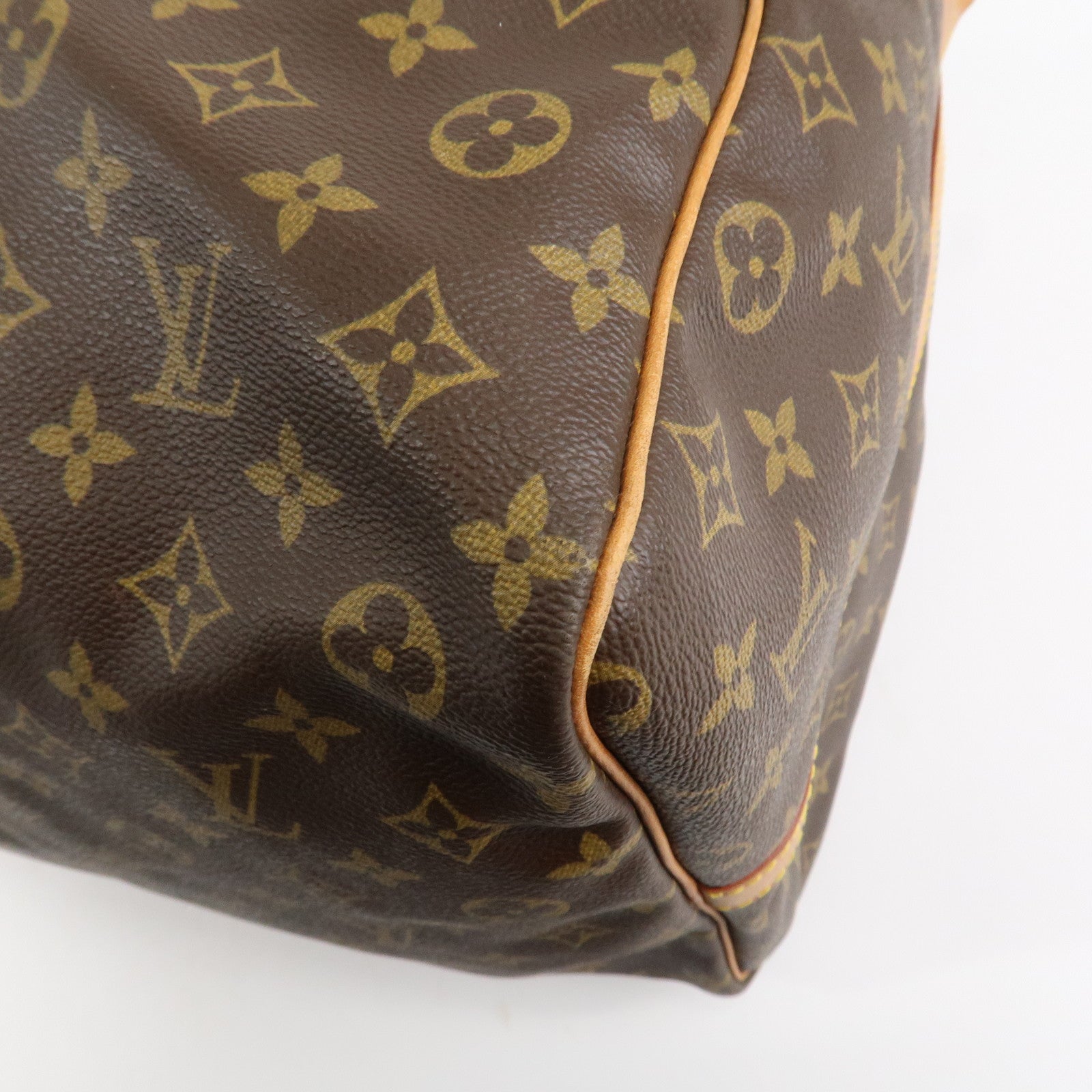 Louis Vuitton Monogram Keep All Bandouliere 60 Bag Brown M41412 Used