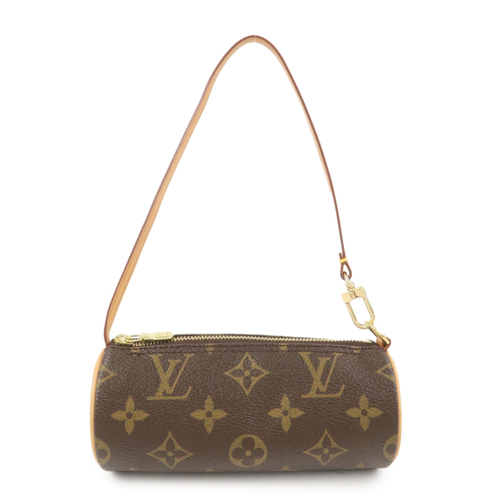 Louis Vuitton Monogram Mini Pouch for Papillon Bag Brown