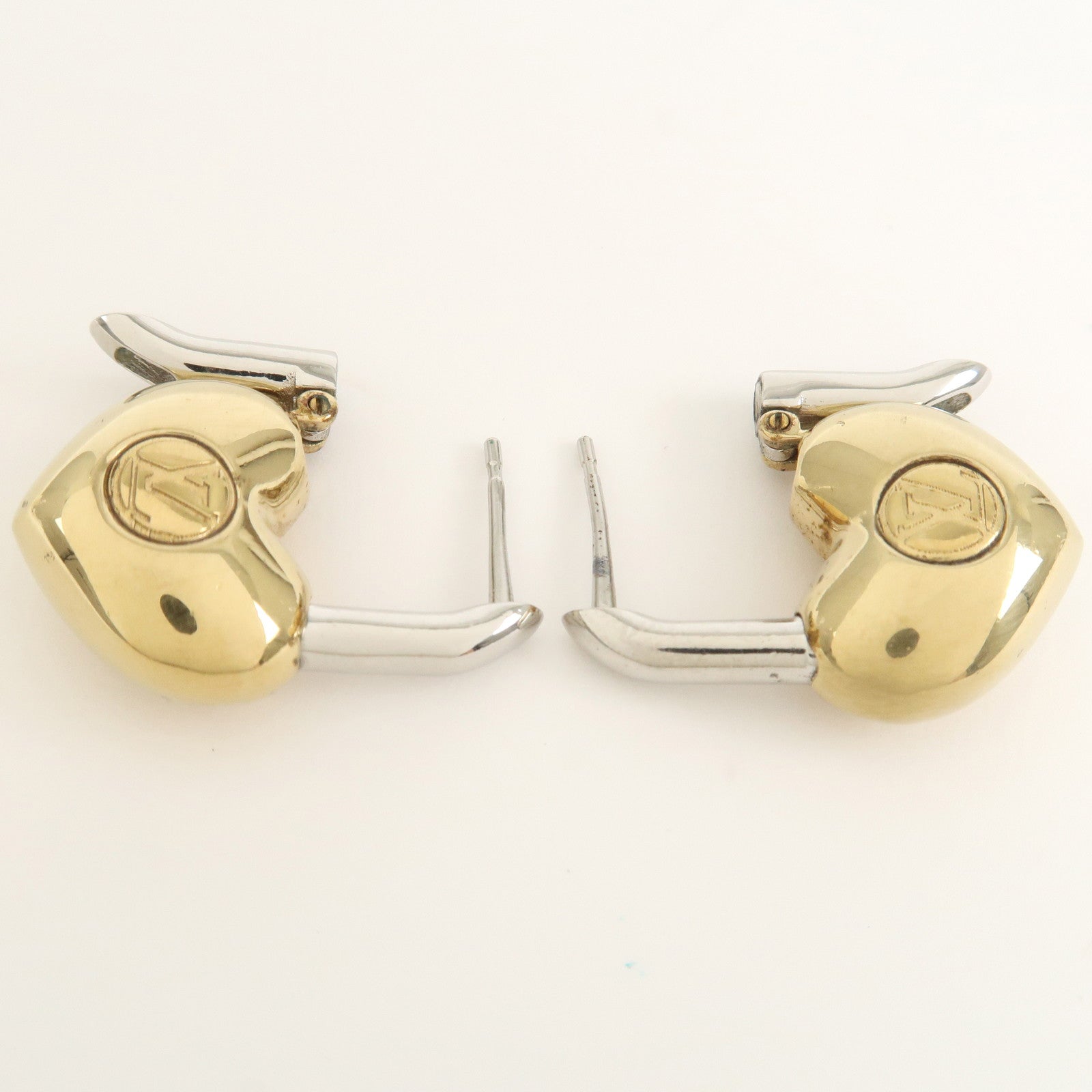 Louis Vuitton Boucles d窶儖reilles Crazy in Lock Metal Earring M67277