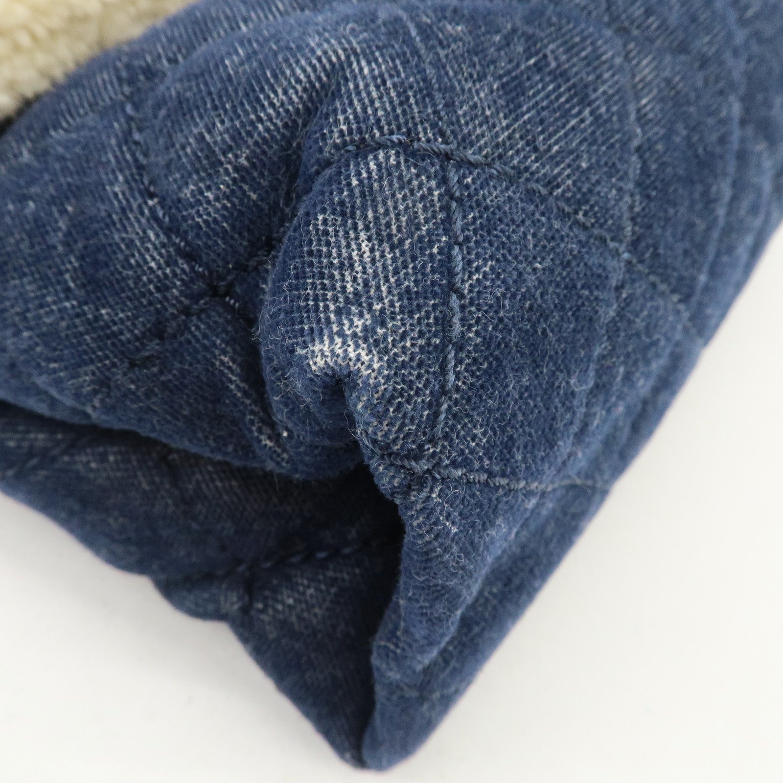 STELLA MCCARTNEY Denim Fur Falabella Shoulder Bag Crossbody Bag