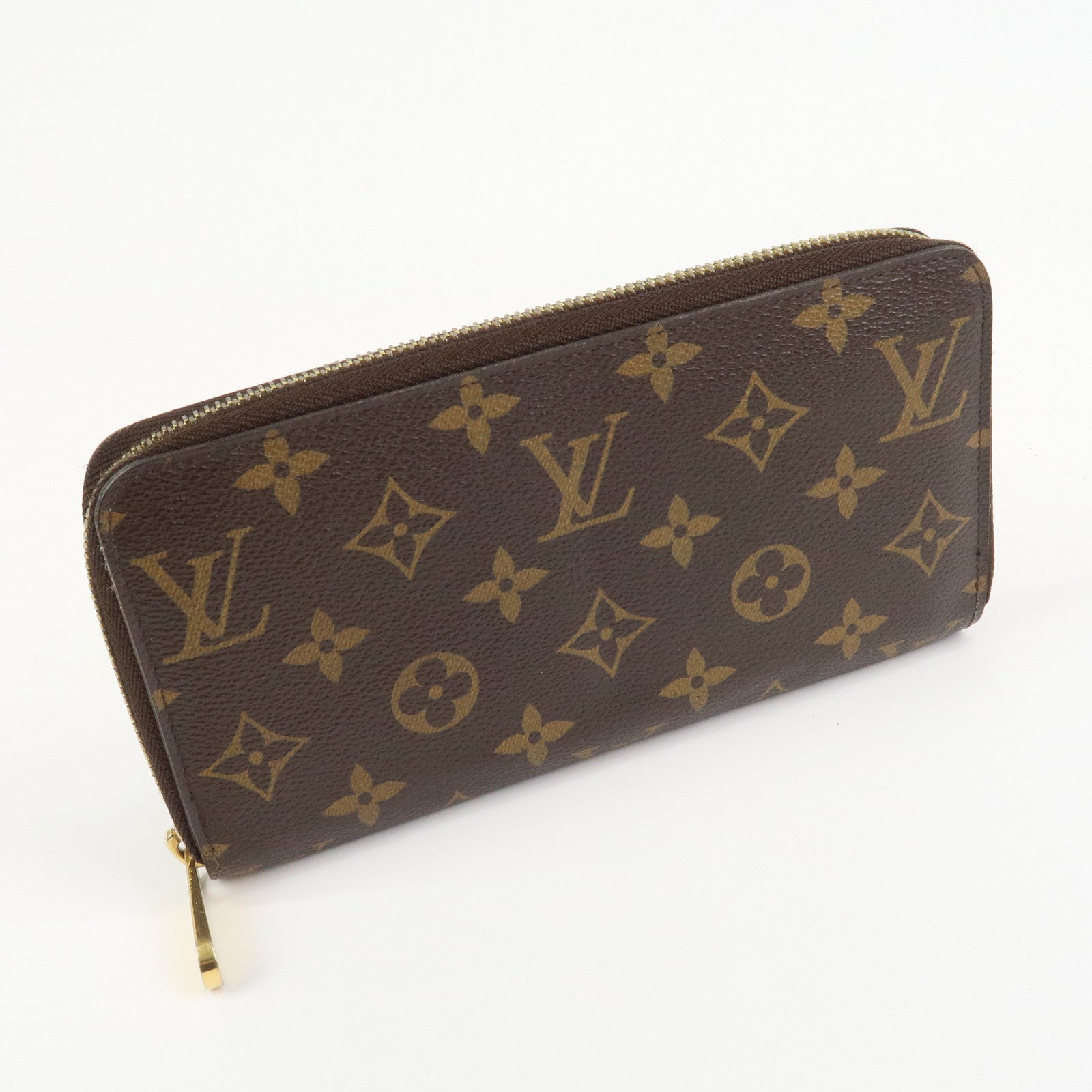 Louis Vuitton Monogram Canvas Zippy Long Wallet Brown M60017