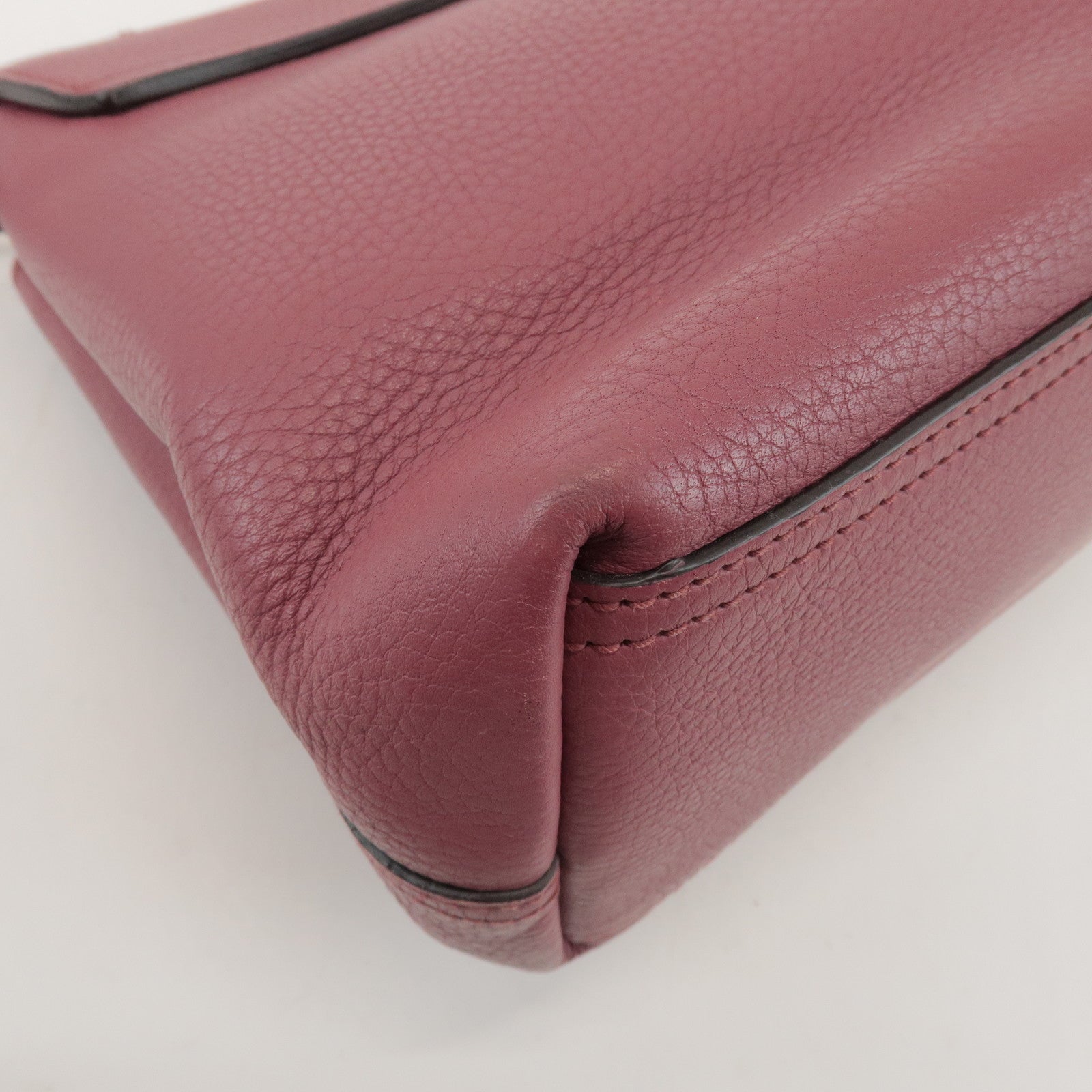 GUCCI GG Marmont Leather Shoulder Bag Rose Pink 401173