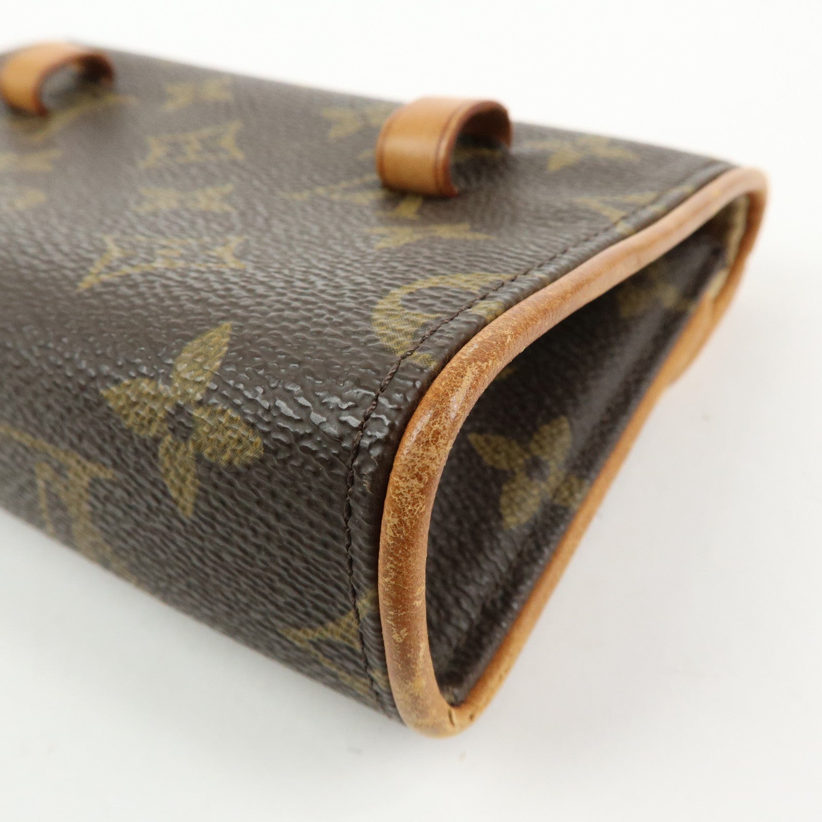 Louis Vuitton Monogram Pochette Florentine Waist Bag Belt XS M51855