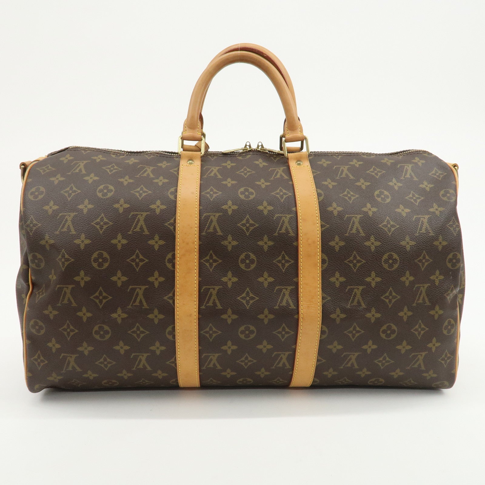 Louis Vuitton Monogram Keep All 50 Bandouliere Boston Bag M41416