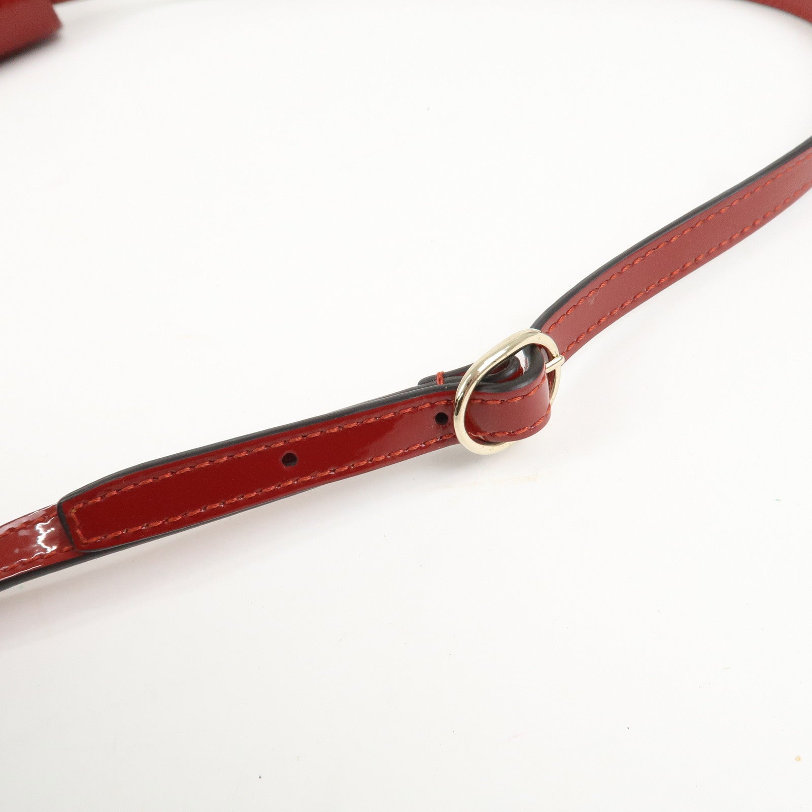 GUCCI Micro Guccissima Leather 2Way Bag Shoulder Bag Red 354086