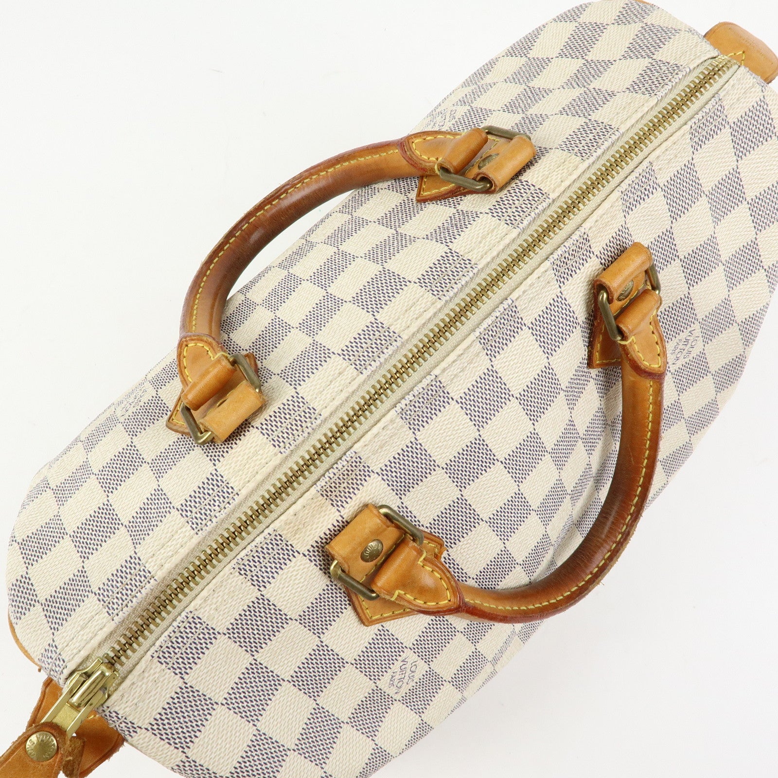 Louis Vuitton Damier Azur Speedy 30 Boston Bag Hand Bag N41370