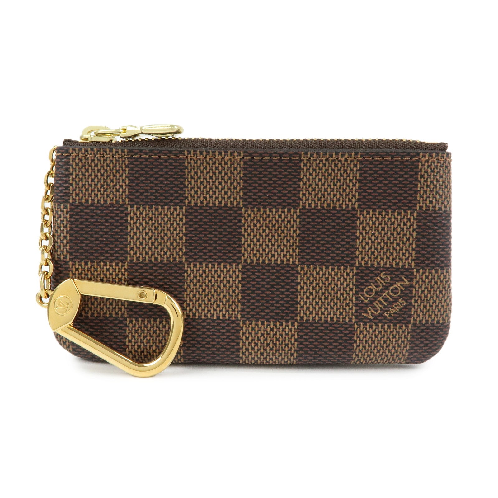 Louis Vuitton Damier Canvas Pochette Cles Damier Ebene N62658
