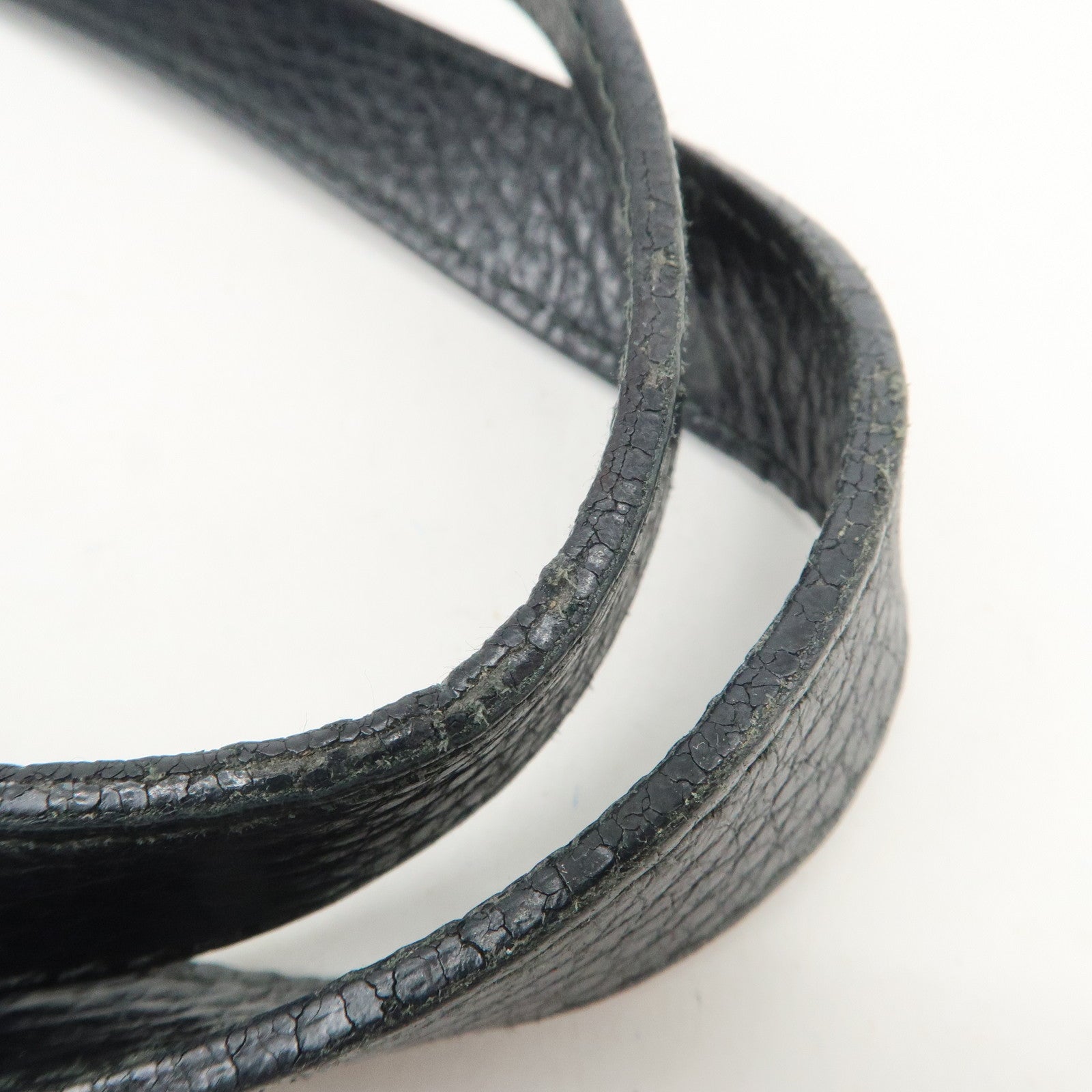 GUCCI Abbey GG Canvas Leather Tote Bag Shoulder Bag Black 268639