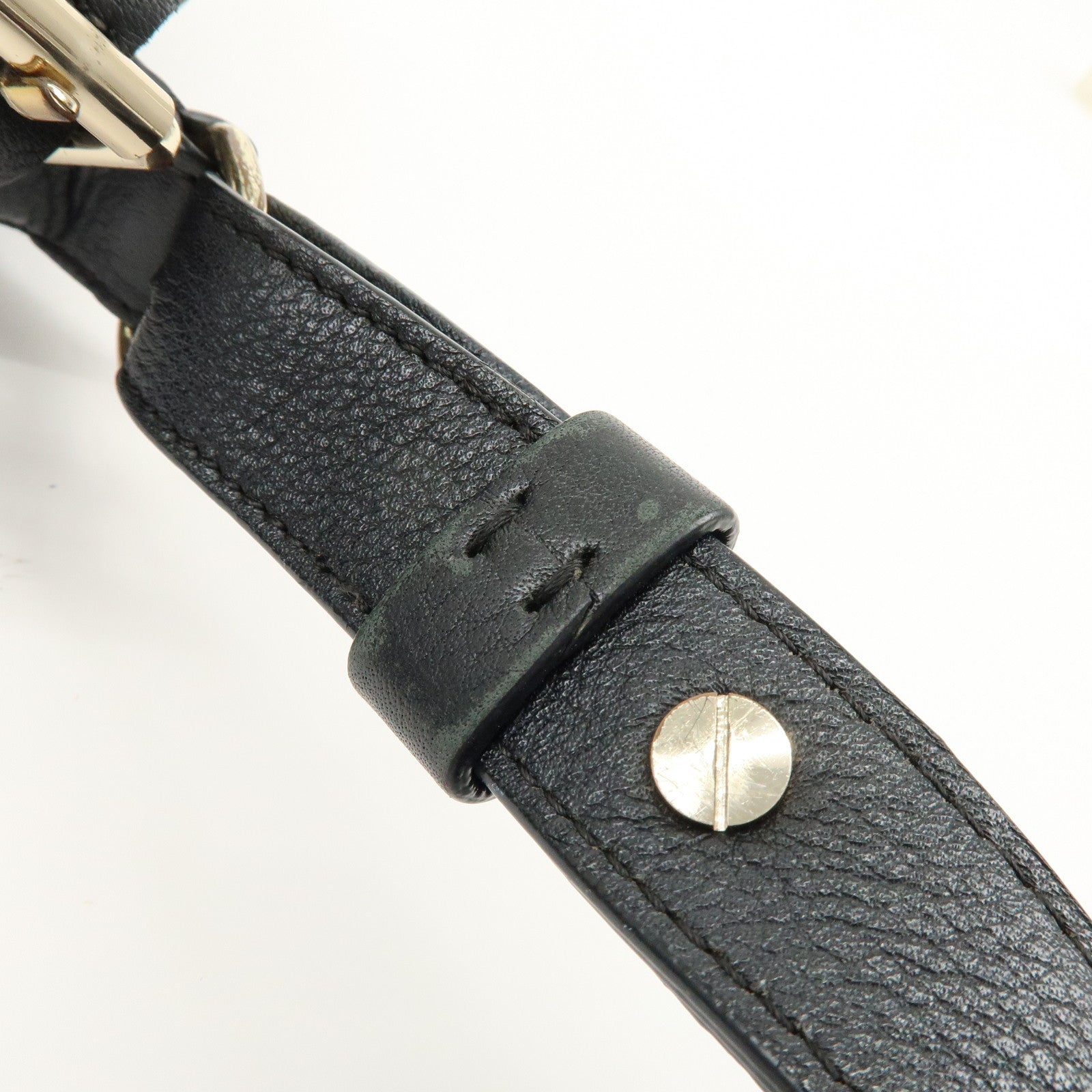 Chloe See By Chloe Leather 2Way Bag Shoulder Bag Hand Bag Black