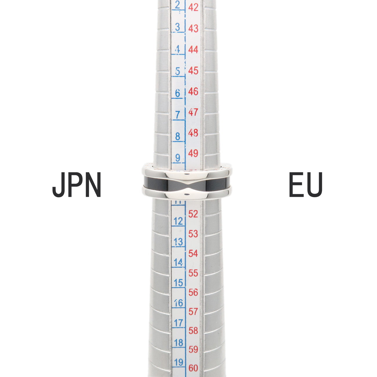 BVLGARI B-Zero1 Save the Children Ring SV925 Black Ceramic US5.5