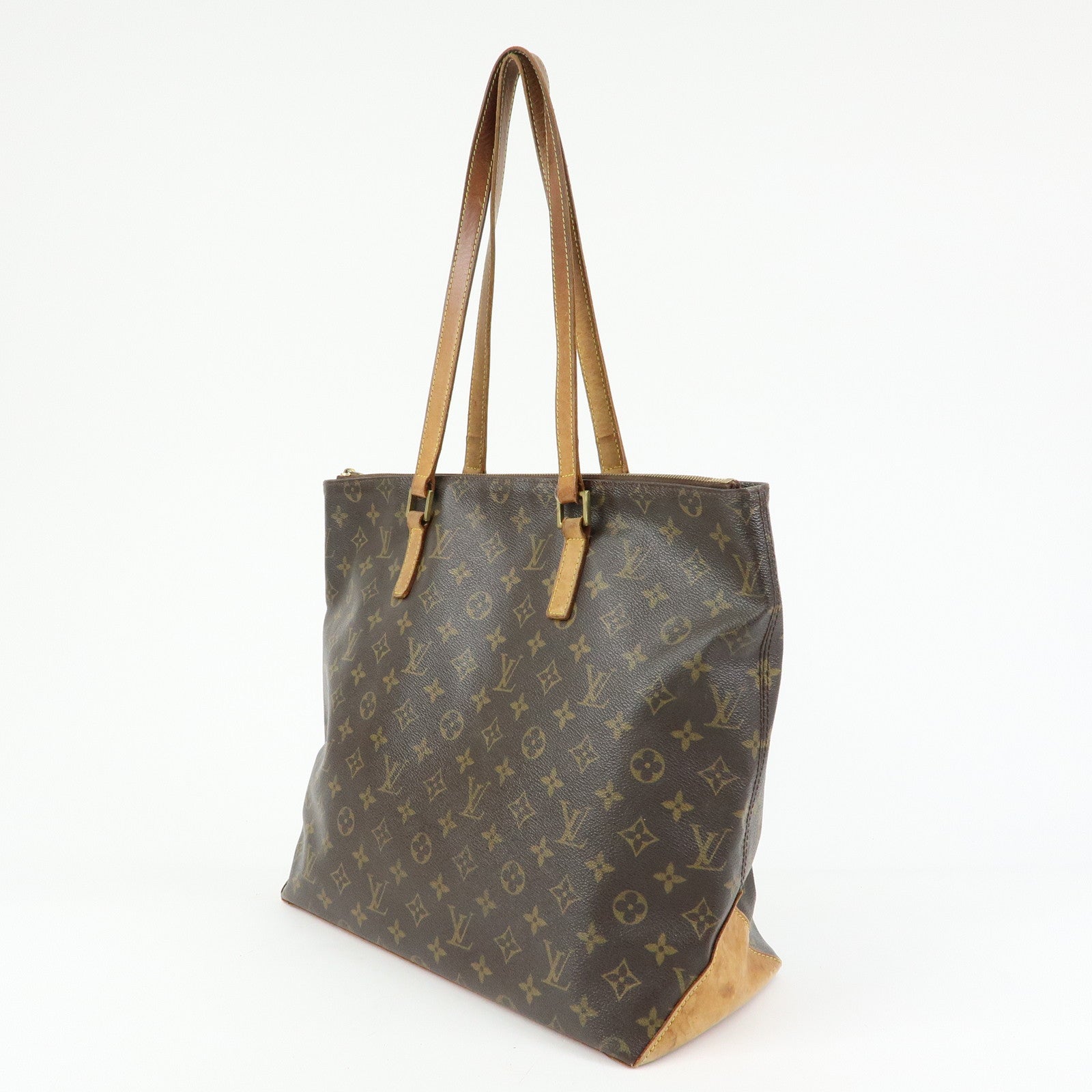 Louis Vuitton Monogram Cabas Mezzo Tote Bag Shoulder Bag M51151