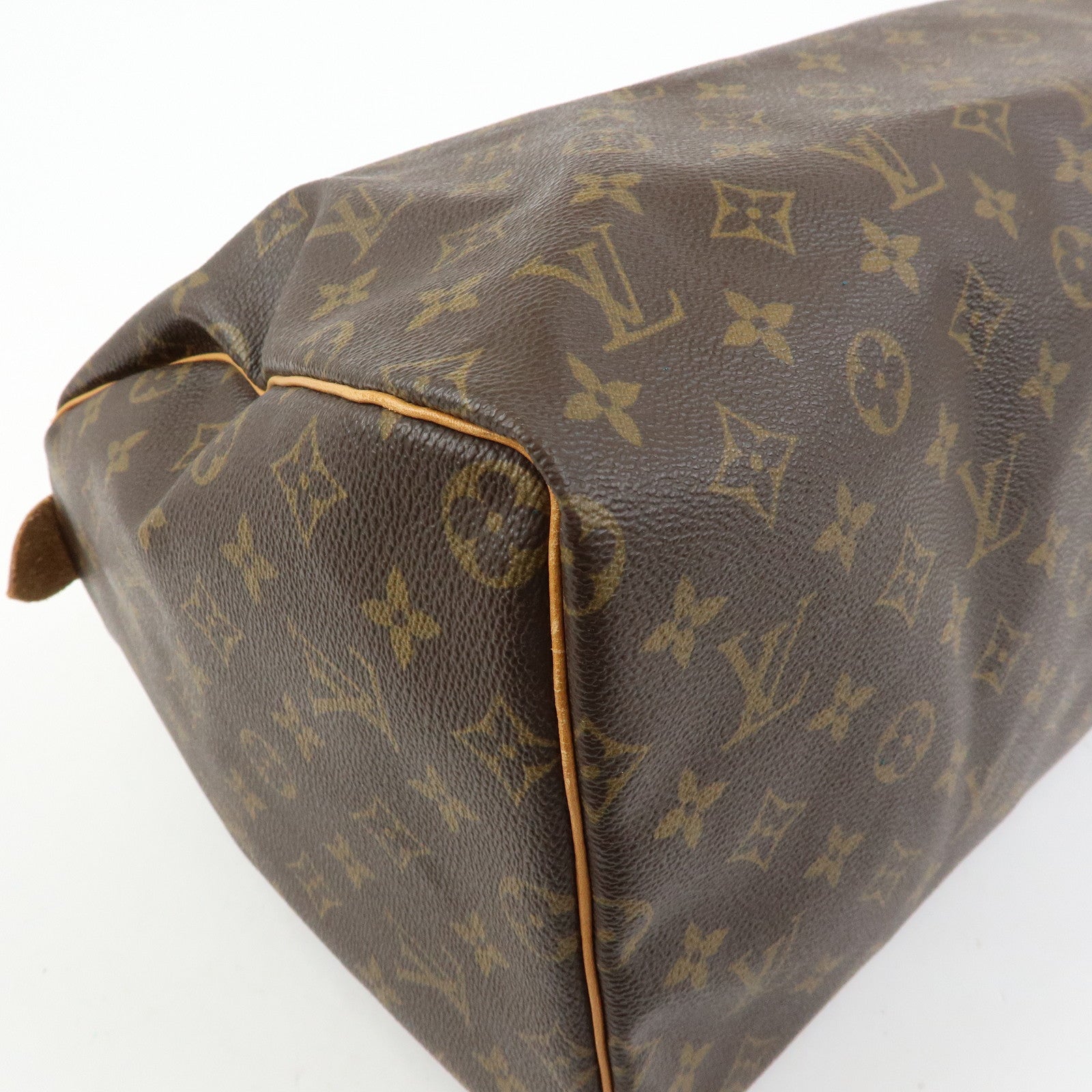 Louis Vuitton Monogram Speedy 40 Hand Bag Boston Bag Brown M41522