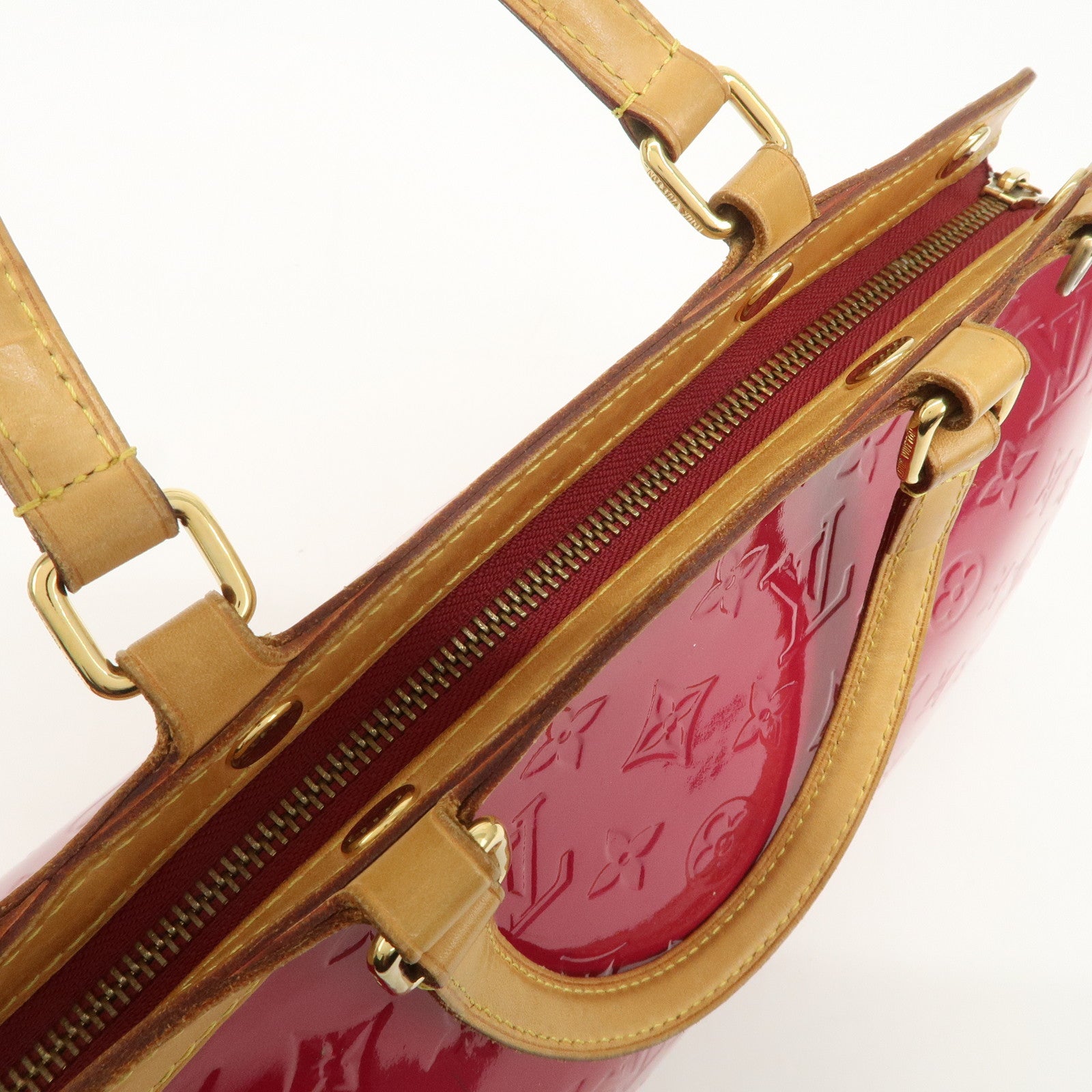 Louis Vuitton Vernis Brea MM 2Way Bag Hand Bag RoseIndien M91798