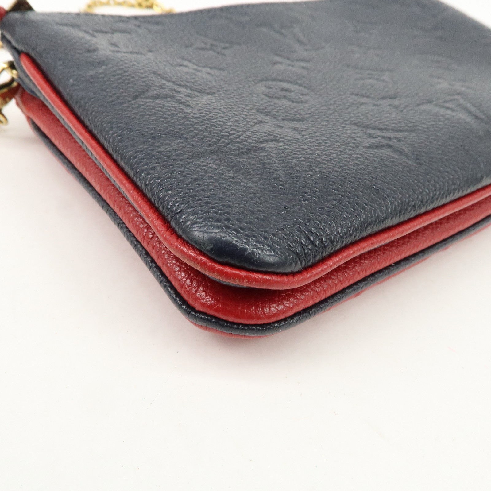 Louis Vuitton Monogram Empreinte Pochette Double Zip M63916 Used