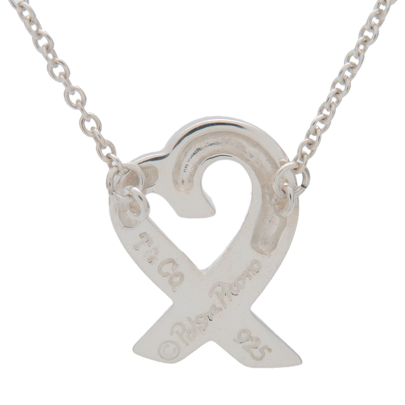 Tiffany & Co Loving Heart Necklace Small SV925 Silver
