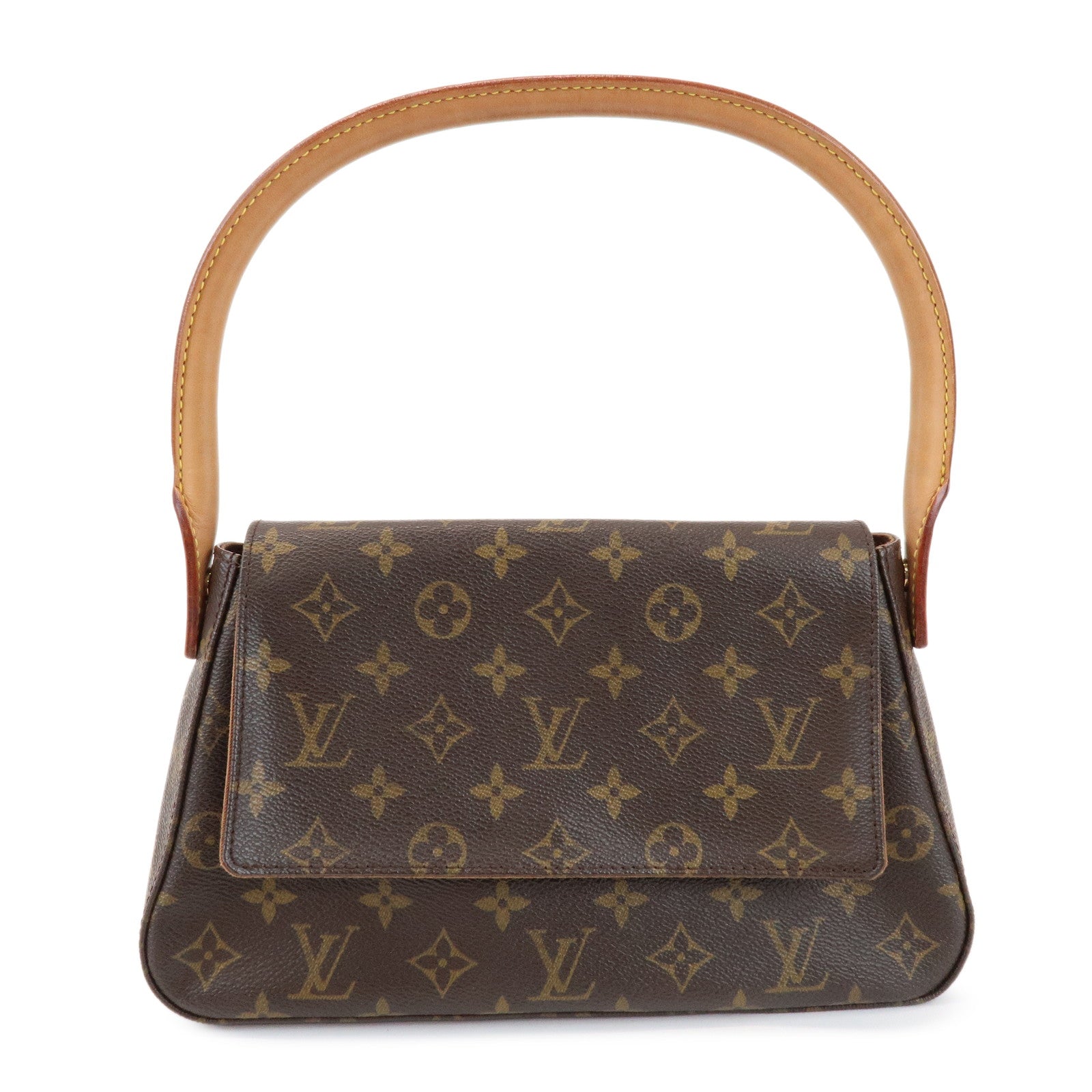 Louis Vuitton Monogram Mini Looping Shoulder Bag Brown M51147