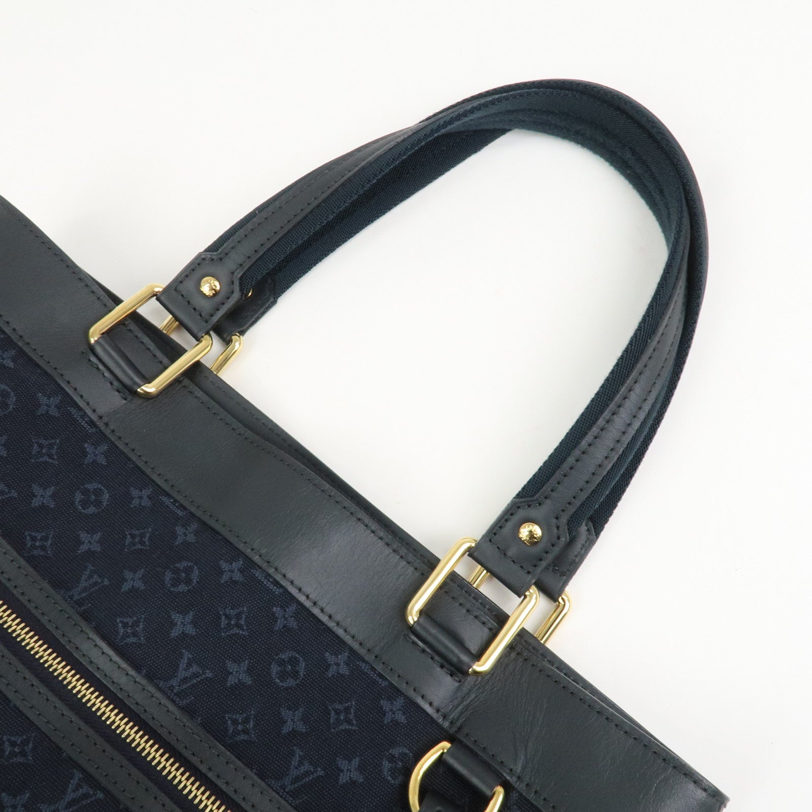 Louis Vuitton Monogram Mini Canvas Lucille GM Tote Bag Blue M92679