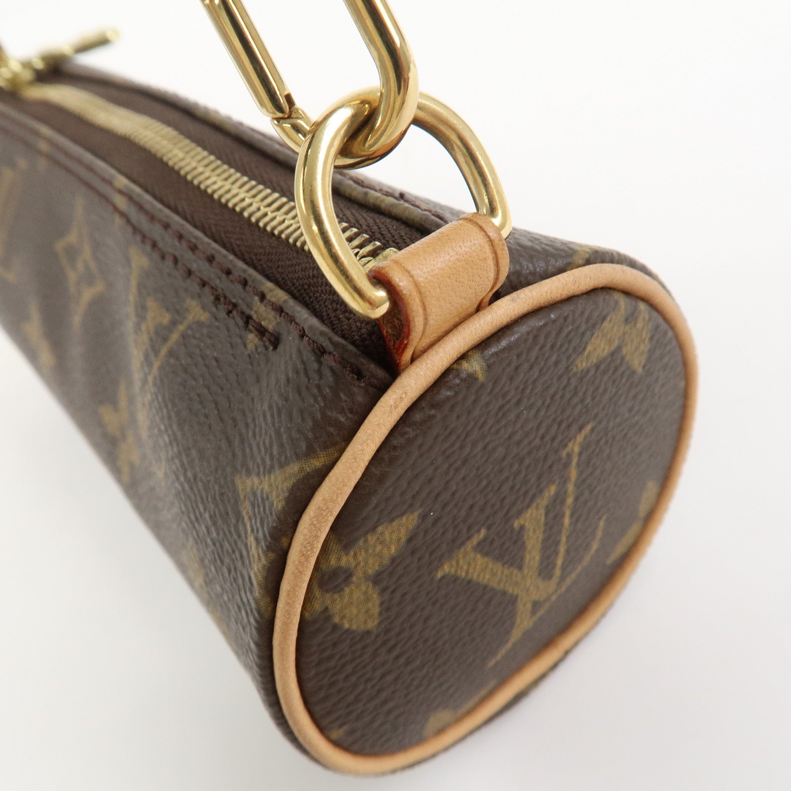 Louis Vuitton Monogram Mini Pouch for Papillon Bag Brown