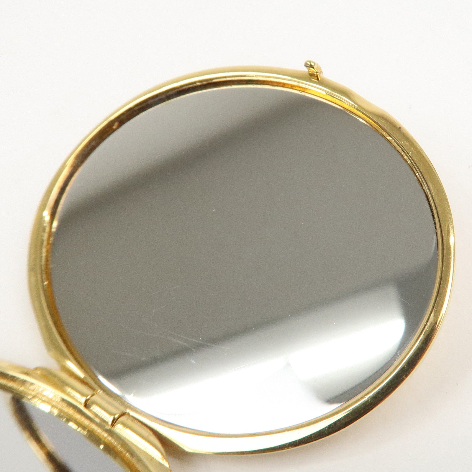 CELINE Metal Sulky Box Pendant Charm Pendant Top Gold