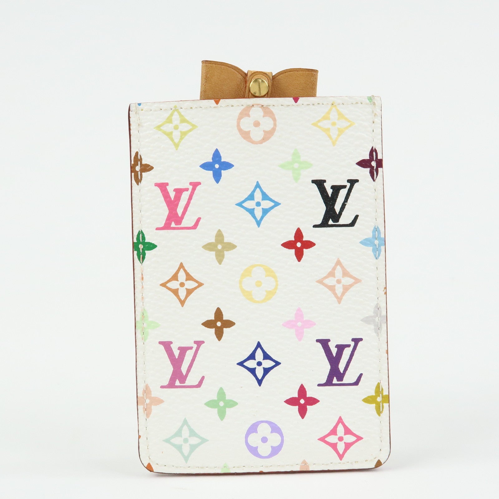 Louis Vuitton Monogram Étui Miroir Multicolor Blanc M92651