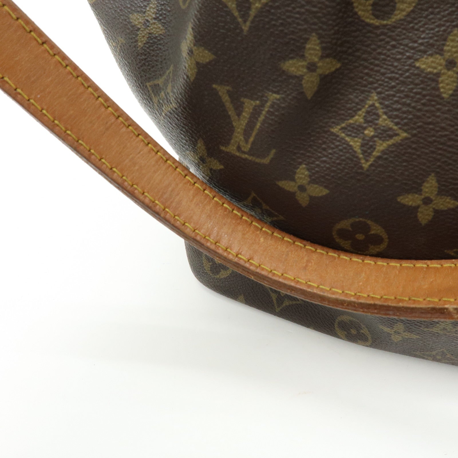 Louis Vuitton Monogram Petit Noe Shoulder Bag Brown M42226