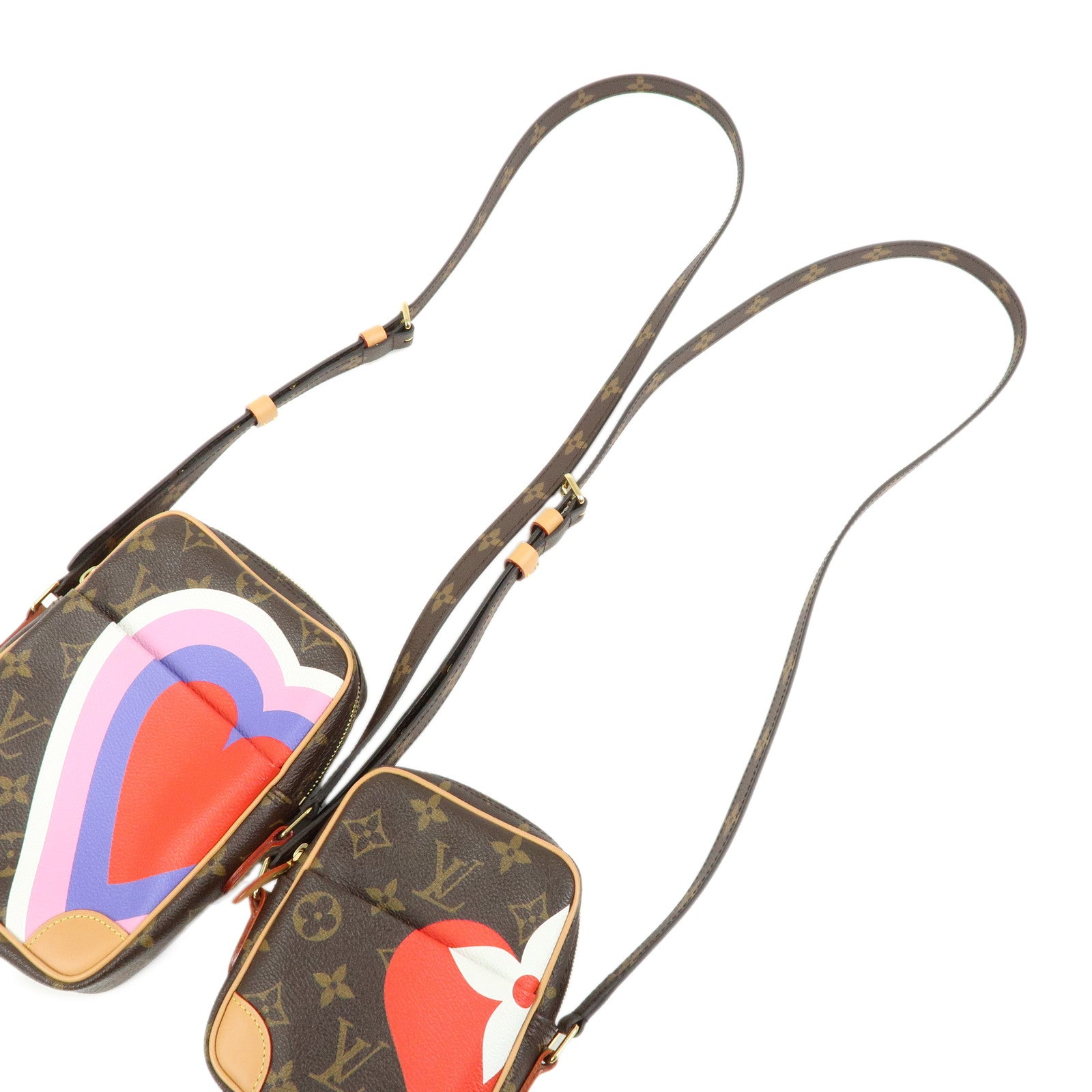 Louis Vuitton Game On Monogram Paname Set Shoulder Bag Heart M57450