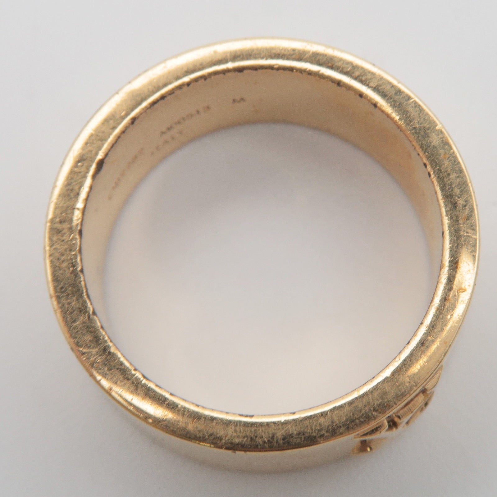Louis Vuitton Bague LV Instinct Ring Metal M Gold M00513