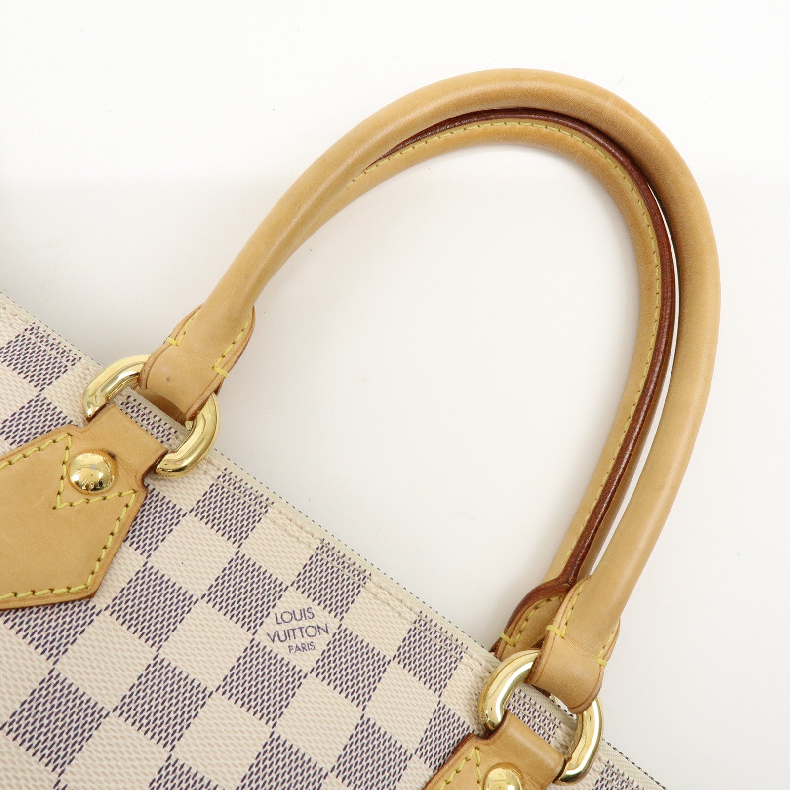 Louis Vuitton Damier Azur Saleya PM Tote Bag Hand Bag N51186
