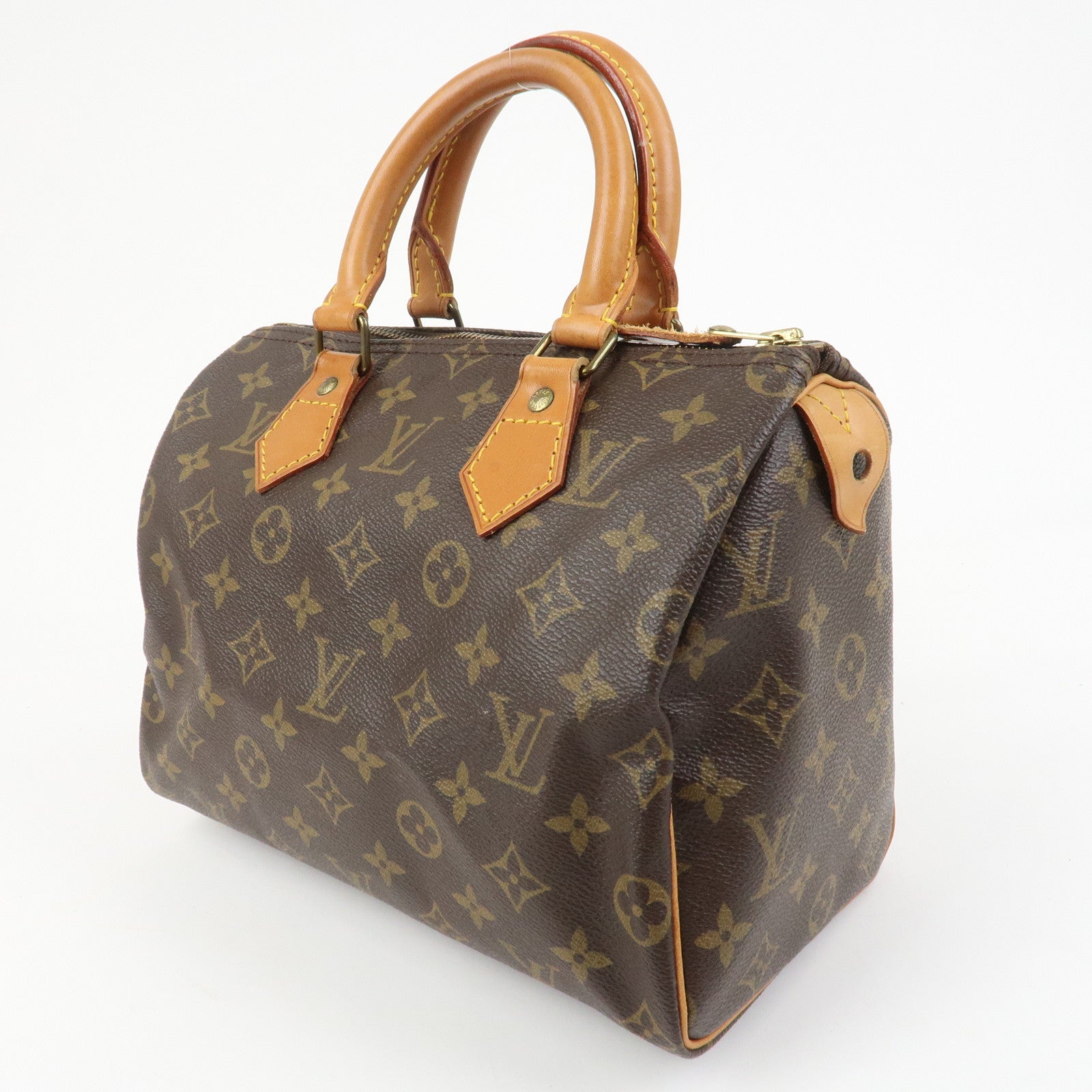 Louis Vuitton Monogram Speedy 25 Boston Bag Hand Bag Brown M41528