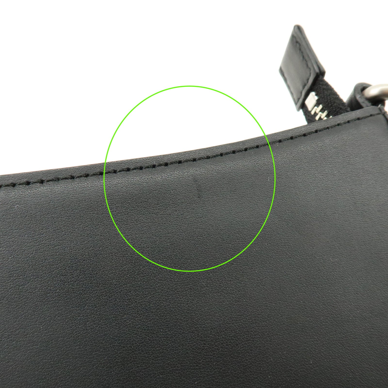 BURBERRY Logo Leather Shoulder Bag Crossbody Bag Black