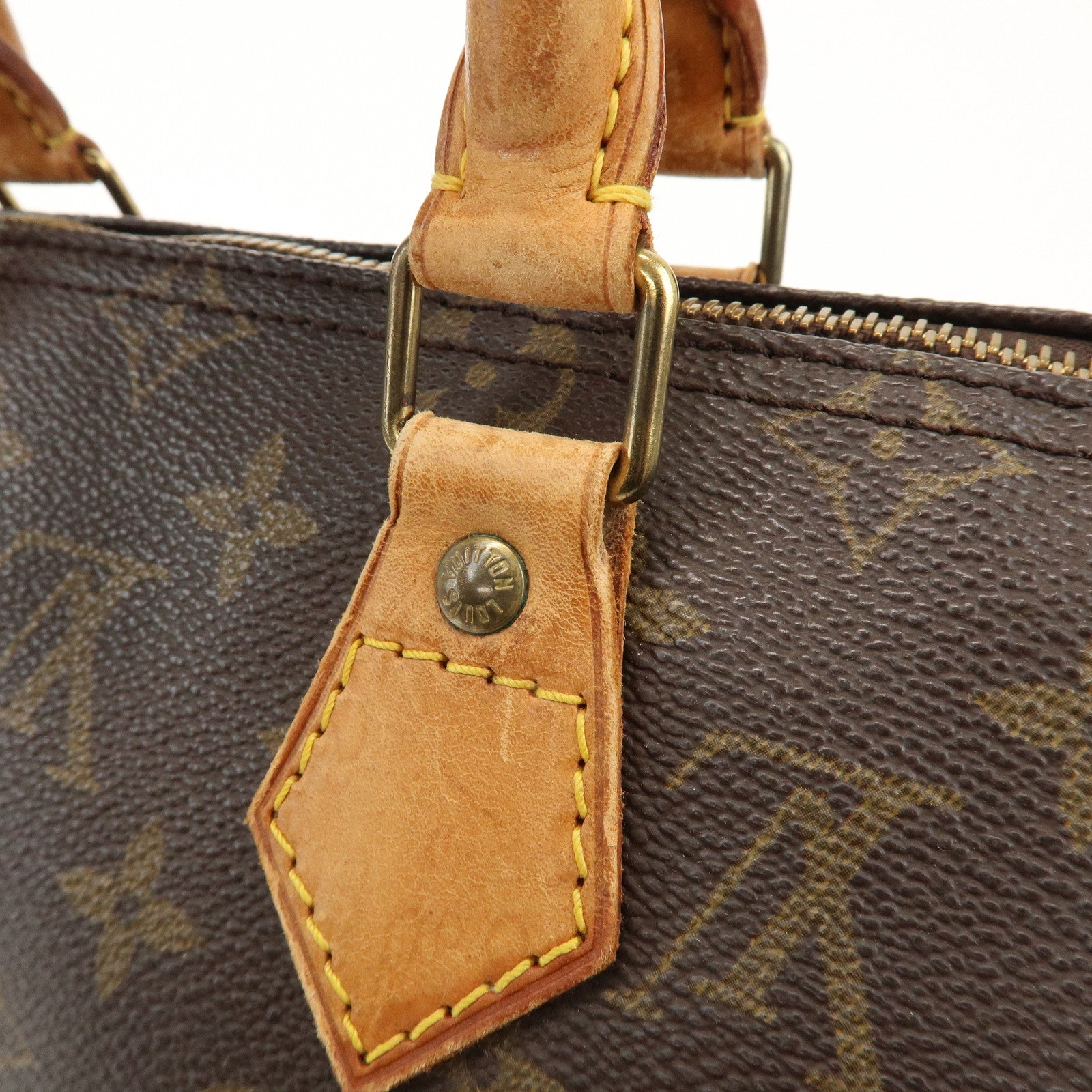 Louis Vuitton Monogram Speedy 25 Boston Bag Hand Bag Brown M41528