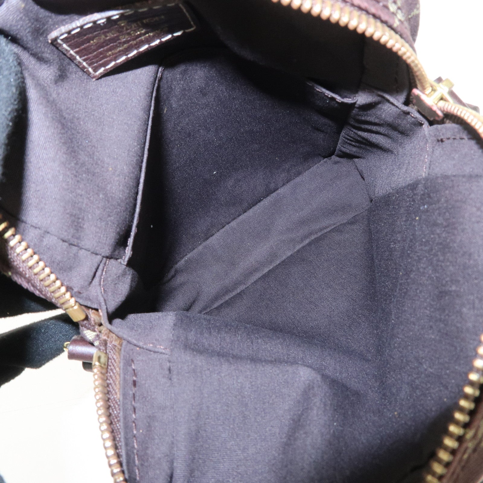 Louis Vuitton Monogram Mini Lin Danube Shoulder Bag Brown M95228