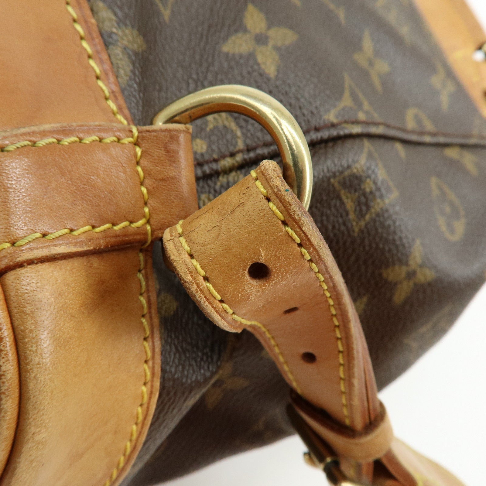 Louis Vuitton Monogram Montsouris MM Backpack Rucksack Brown M51136