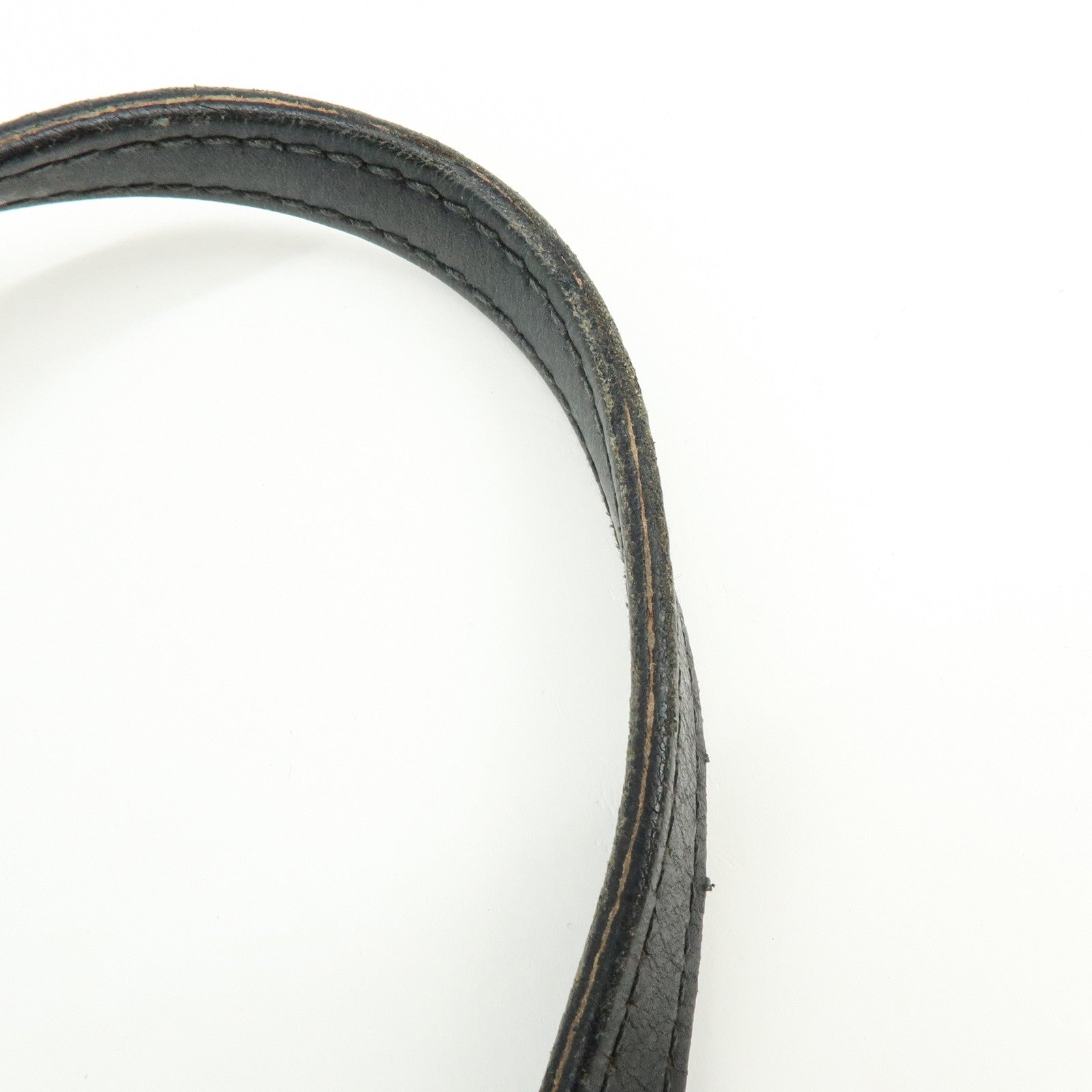 GUCCI GG Monogram Canvas Leather Tote Bag Hand Bag Black 107757