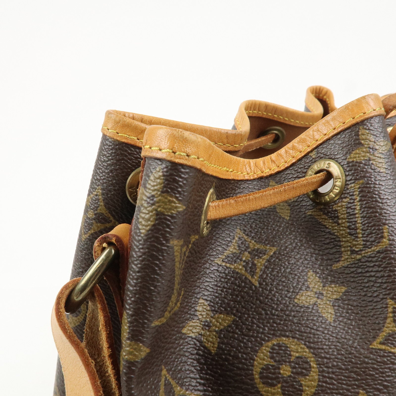 Louis Vuitton Monogram Petit Noe Shoulder Bag Brown M42226