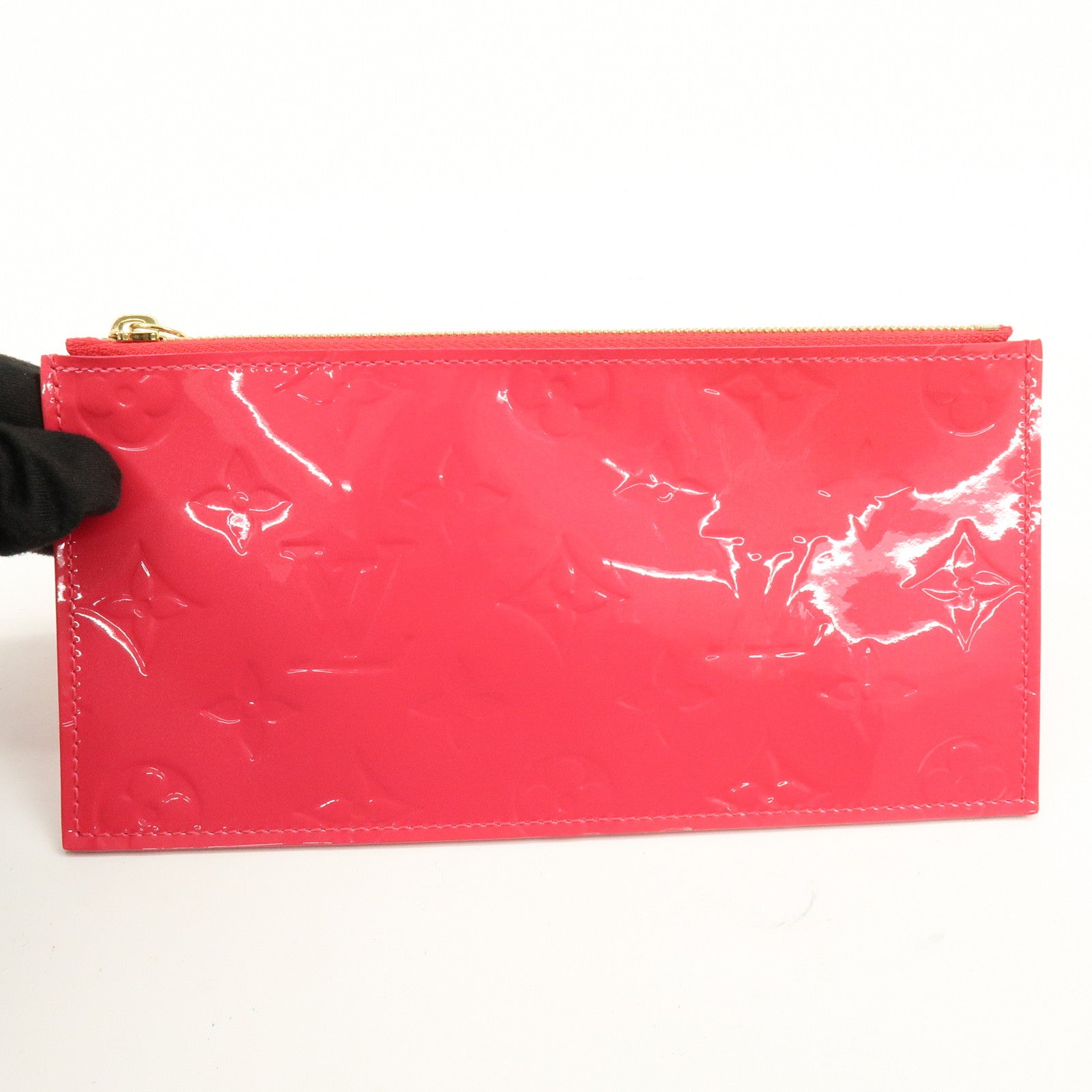 Louis Vuitton Monogram Vernis Leather Pochette Felicie Pink M61787