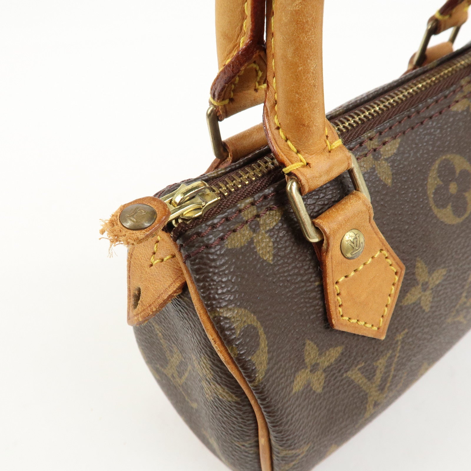 Louis Vuitton Monogram Canvas Mini Speedy Mini Boston Bag M41534