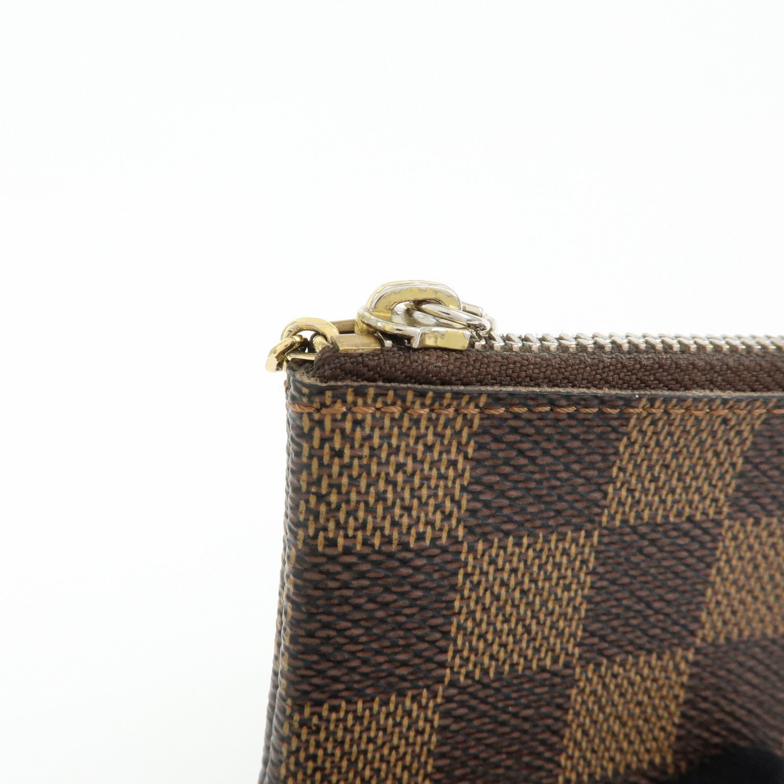 Louis Vuitton Damier Canvas Pochette Cles Damier Ebene N62658