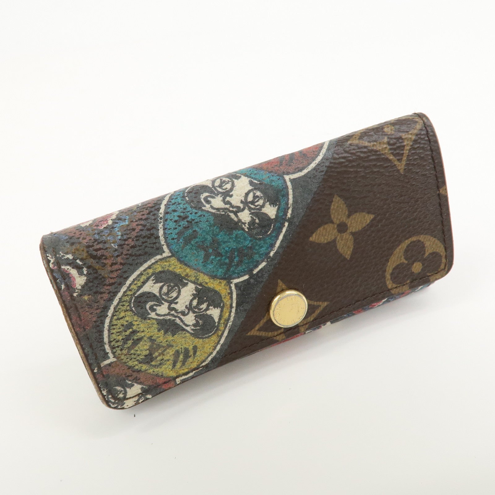 Louis Vuitton Monogram Kansai Yamamoto Multicles 4 Key Case Brown