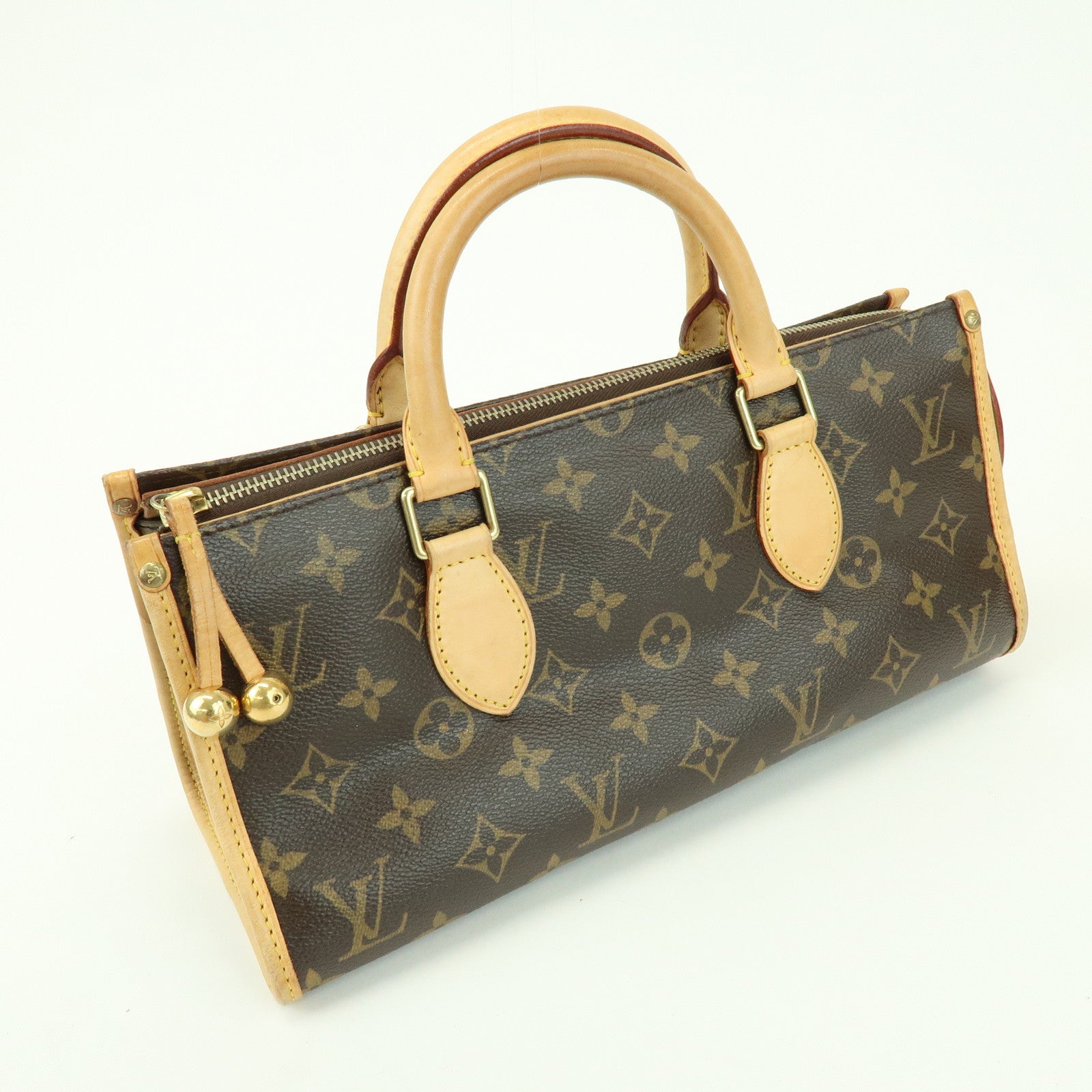 Louis Vuitton Monogram Popincourt Hand Bag Brown M40009