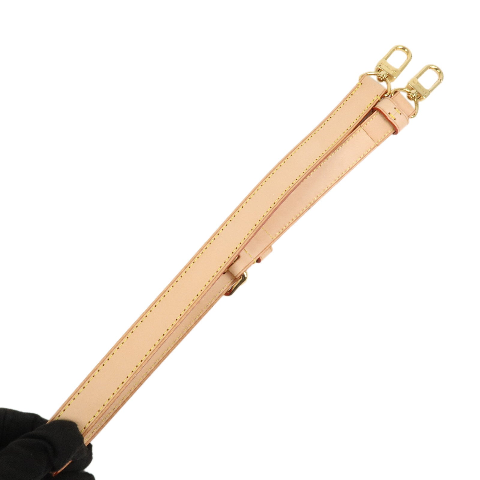 Louis Vuitton Nume Leather Shoulder Strap Adjustable Beige