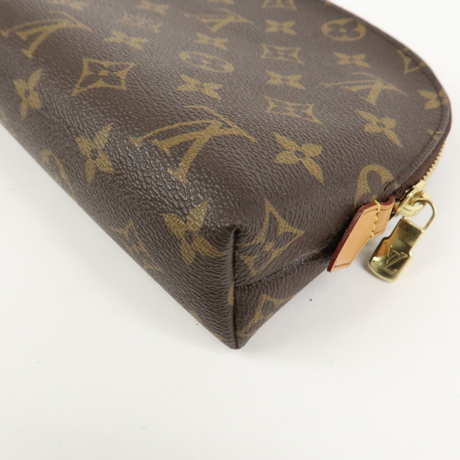 Louis Vuitton Monogram Pochette Cosmetic MM Pouch Brown M46579