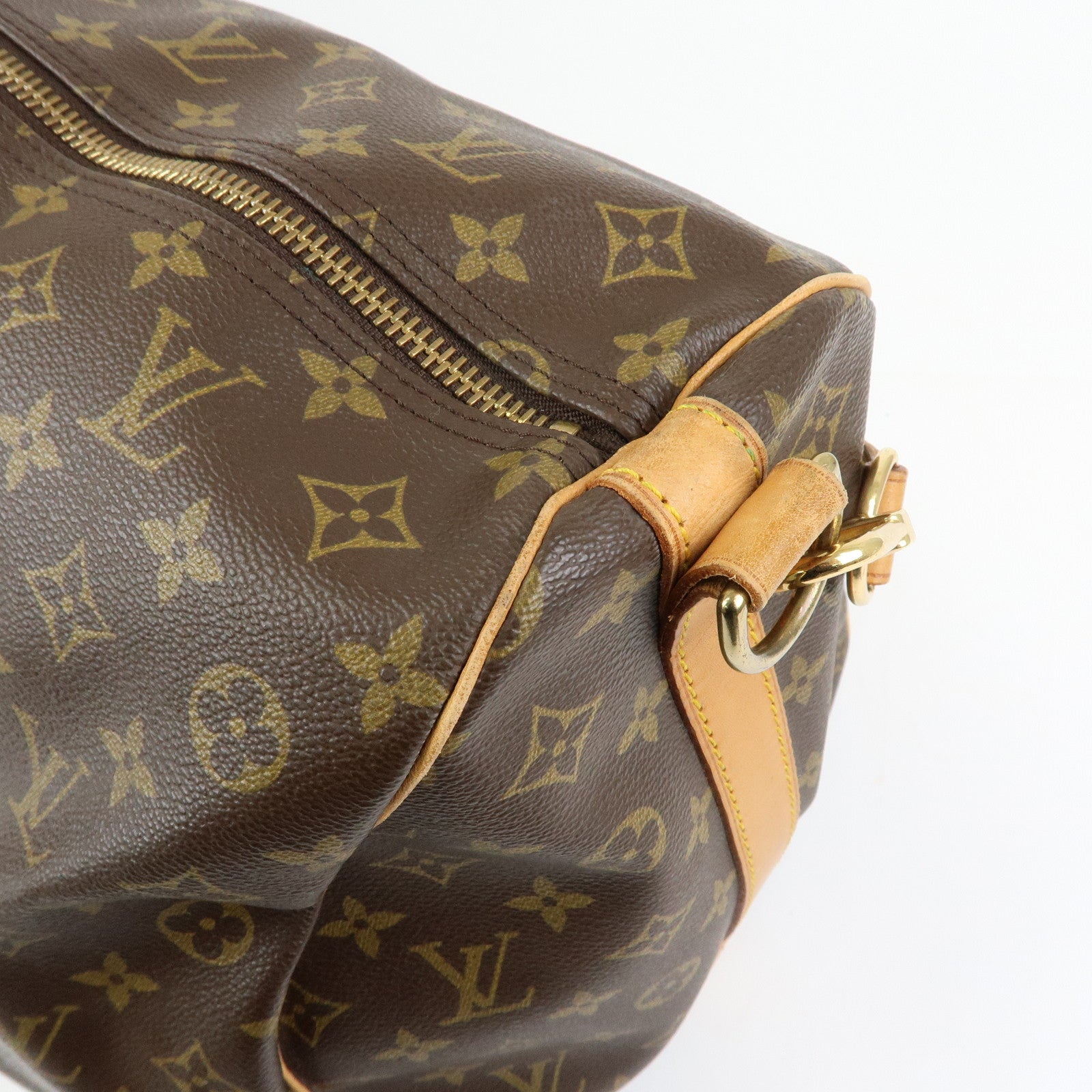 Louis Vuitton Monogram Keep All Bandouliere 60 Boston Bag M41412