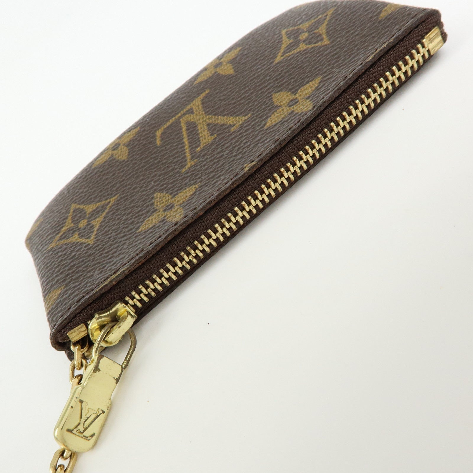 Louis Vuitton Monogram Pochette Cles Coin Case Key Case M62650