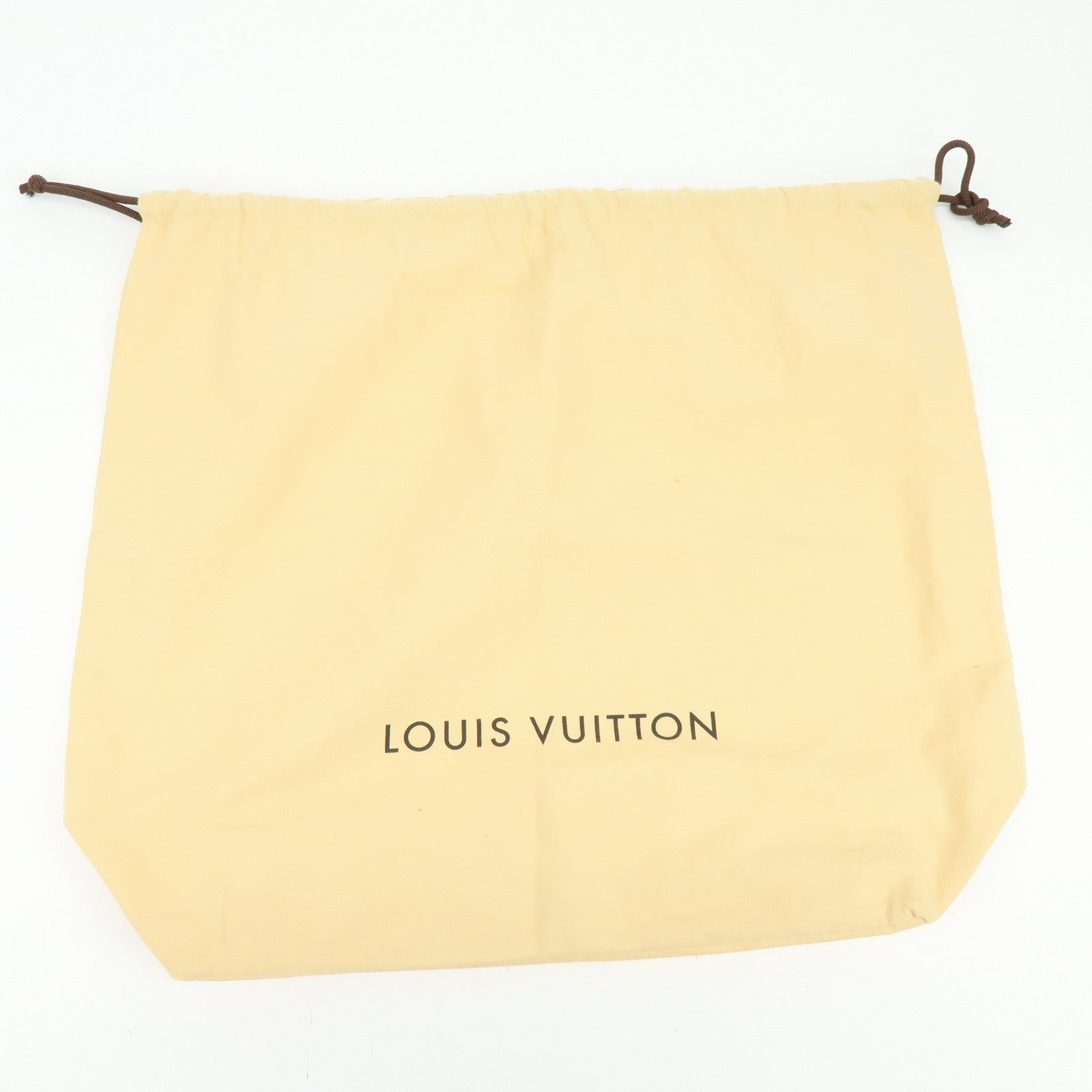 Louis Vuitton Set of 10 Dust Bag Storage Bag Drawstring Style Beige