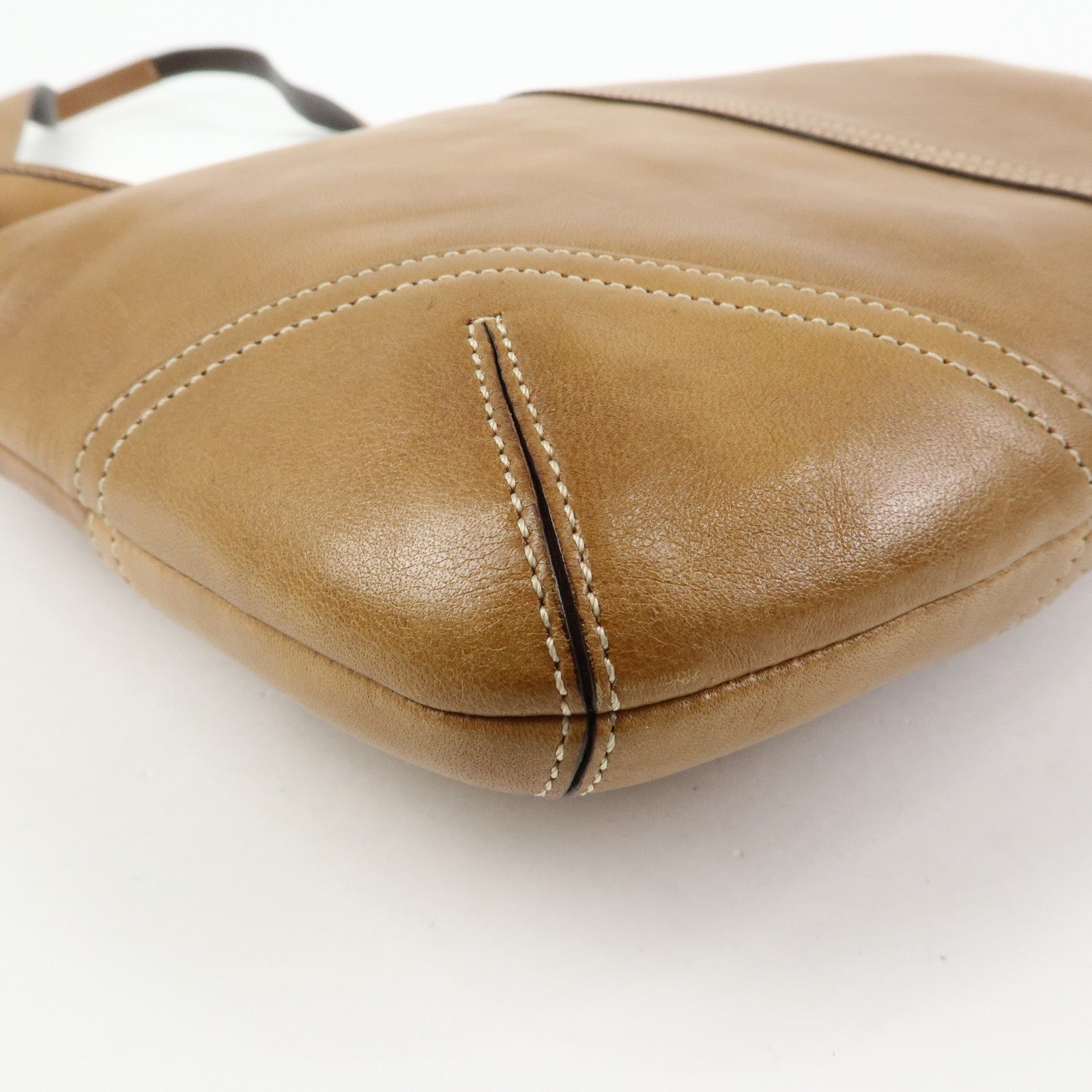 COACH Harley Set of 4 Leather Suede Rattan Shoulder Bag Brown Beige