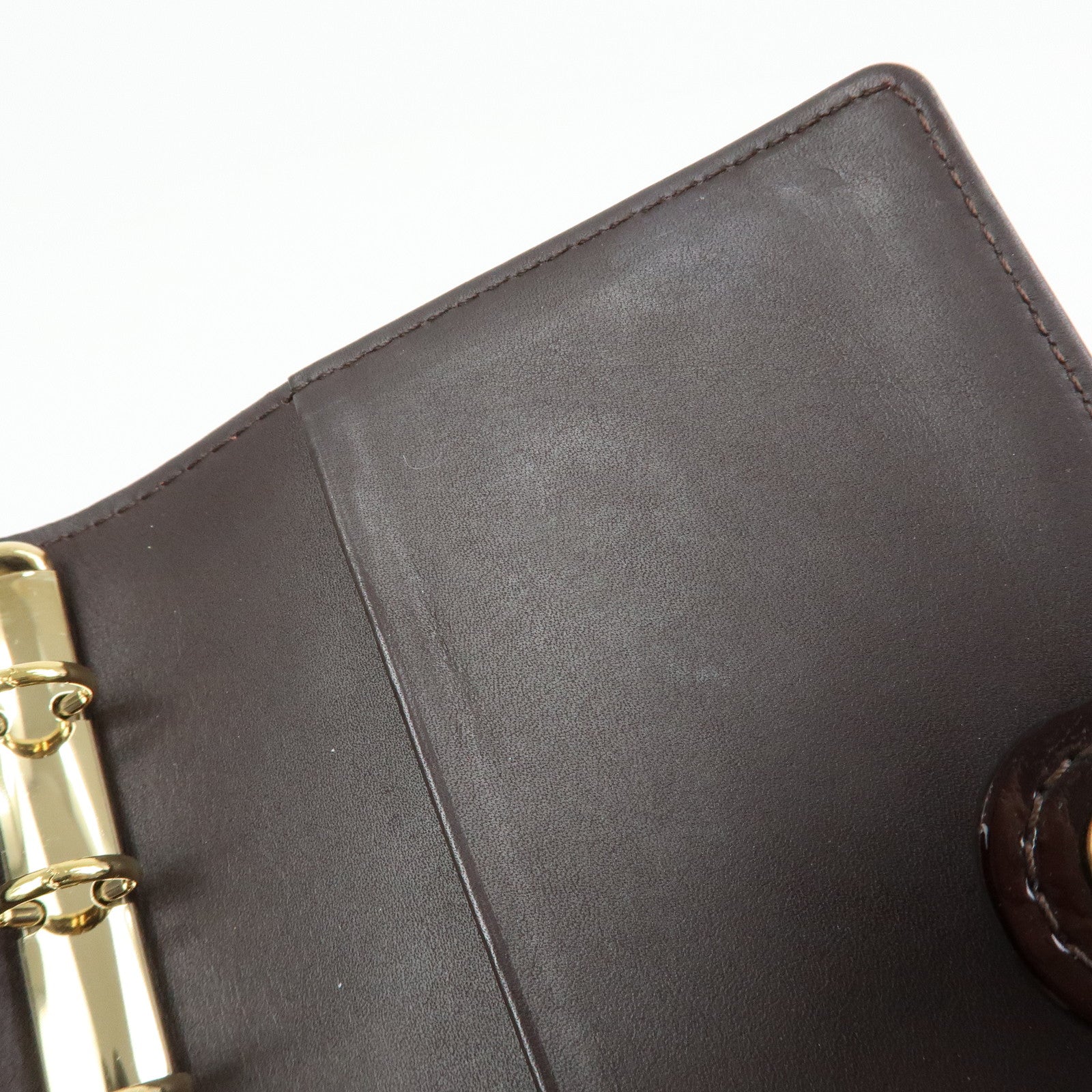 Louis Vuitton Monogram Vernis Leather Agenda PM Amarante R21026