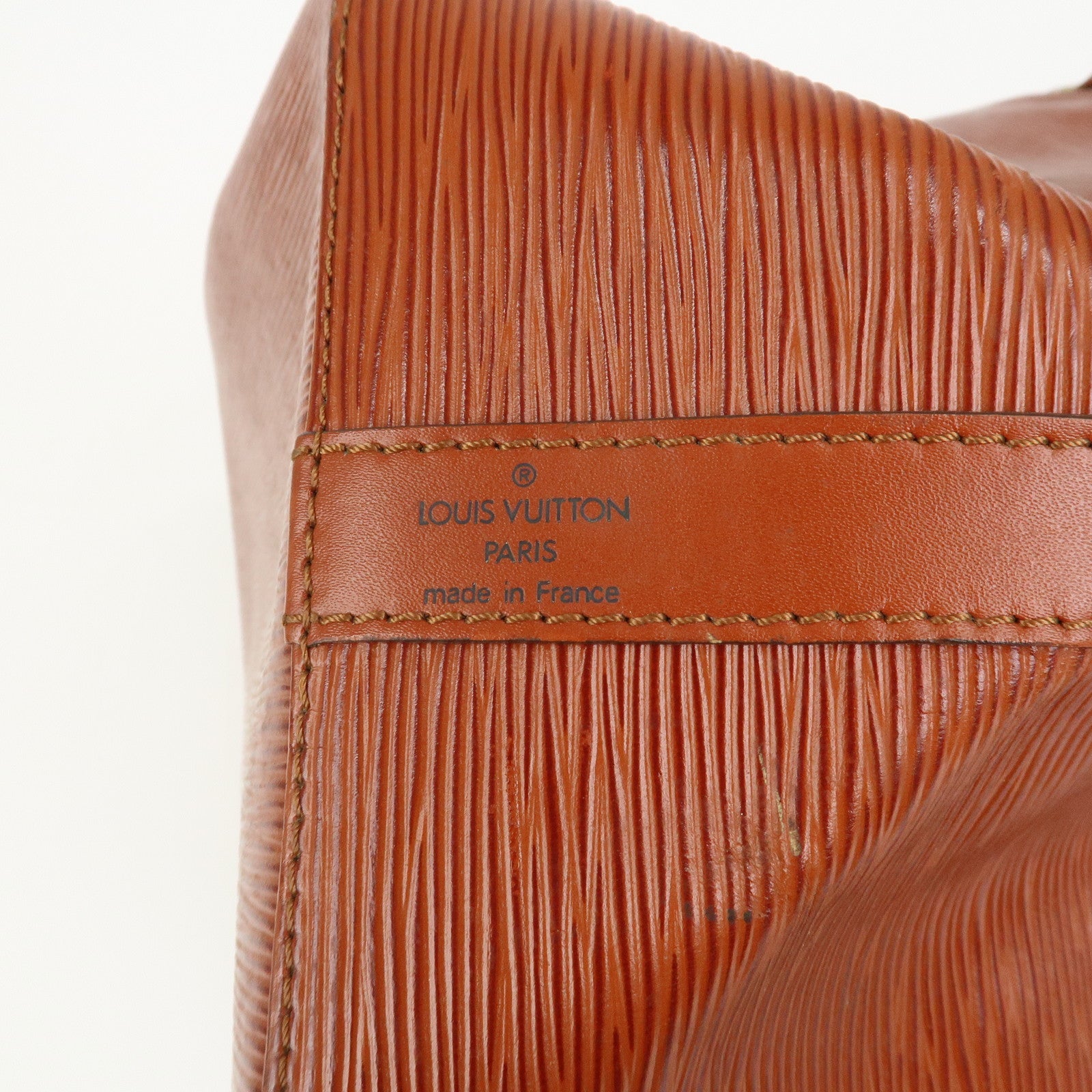 Louis Vuitton Epi Leather Petit Noe Shoulder Bag Kenya Brown M44103